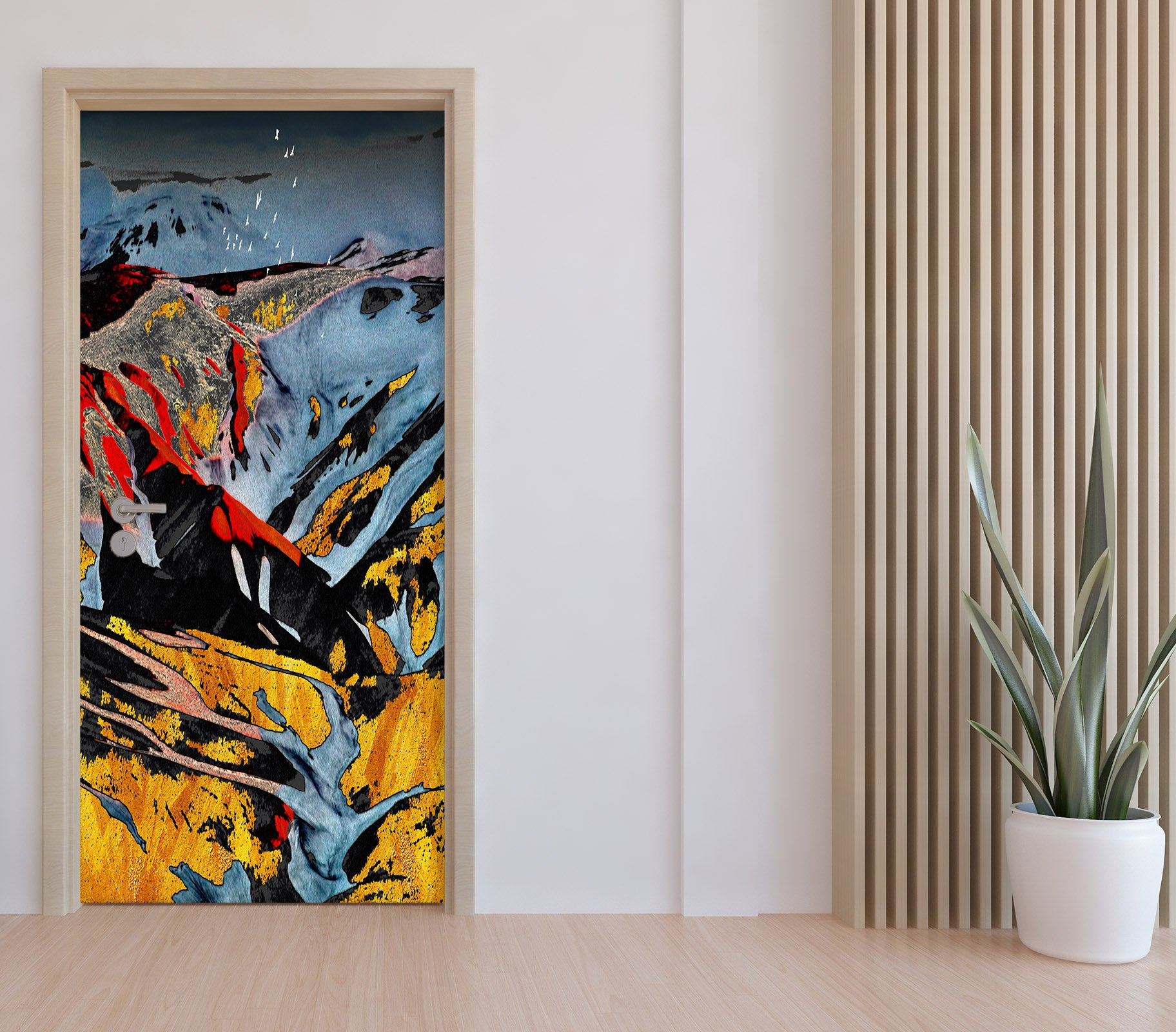 3D Texture 21173 Door Mural