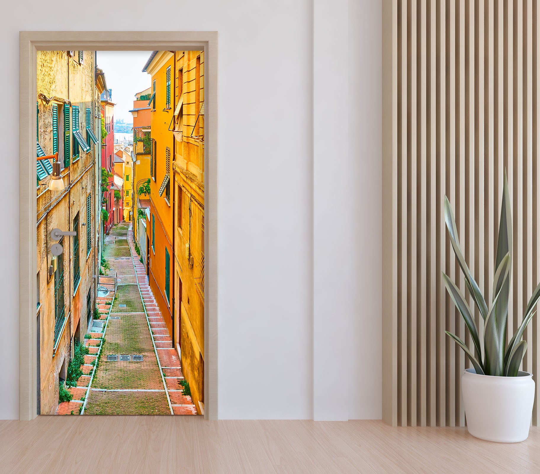 3D House Path 22178 Door Mural