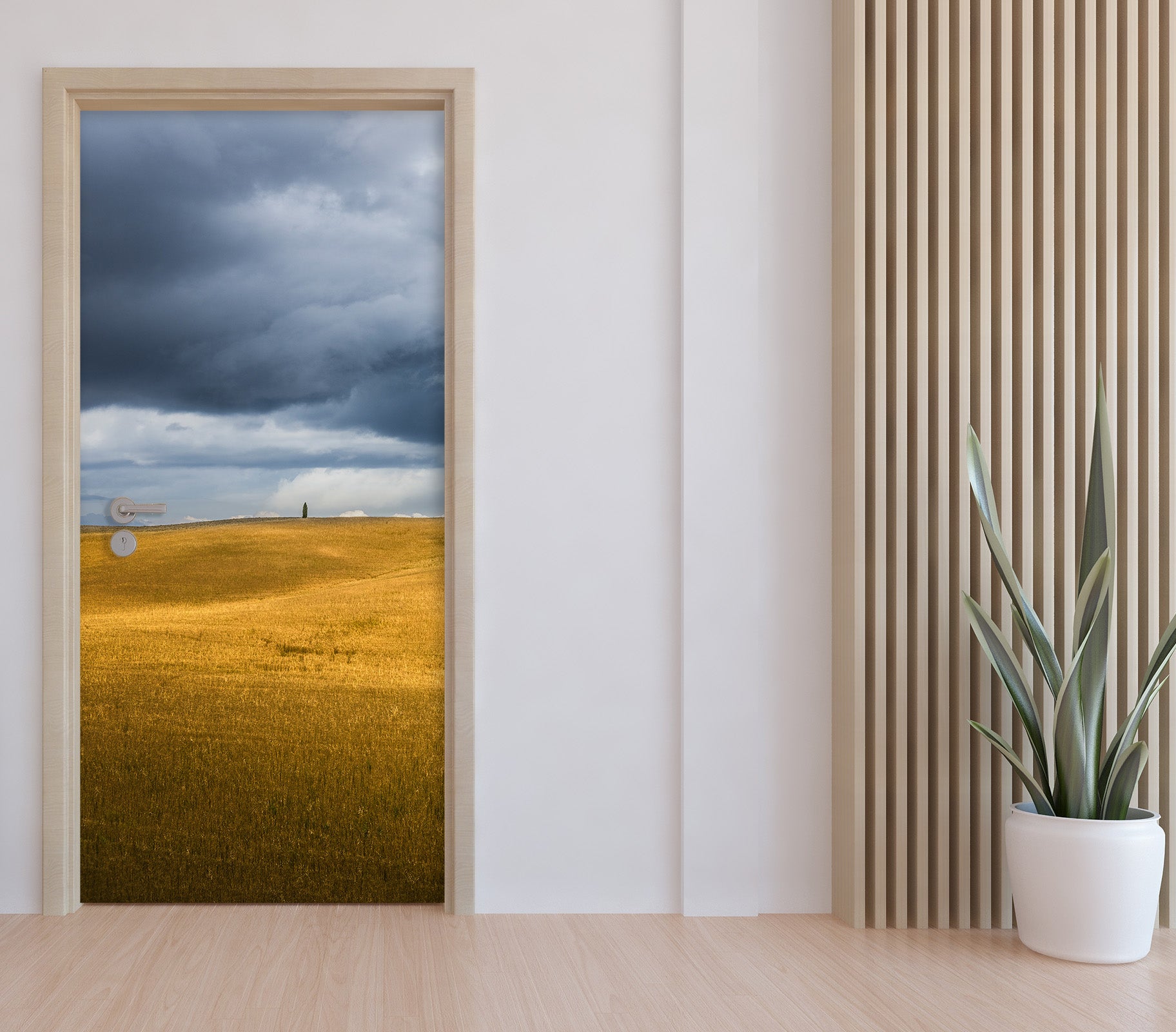 3D Golden Grass 11582 Marco Carmassi Door Mural