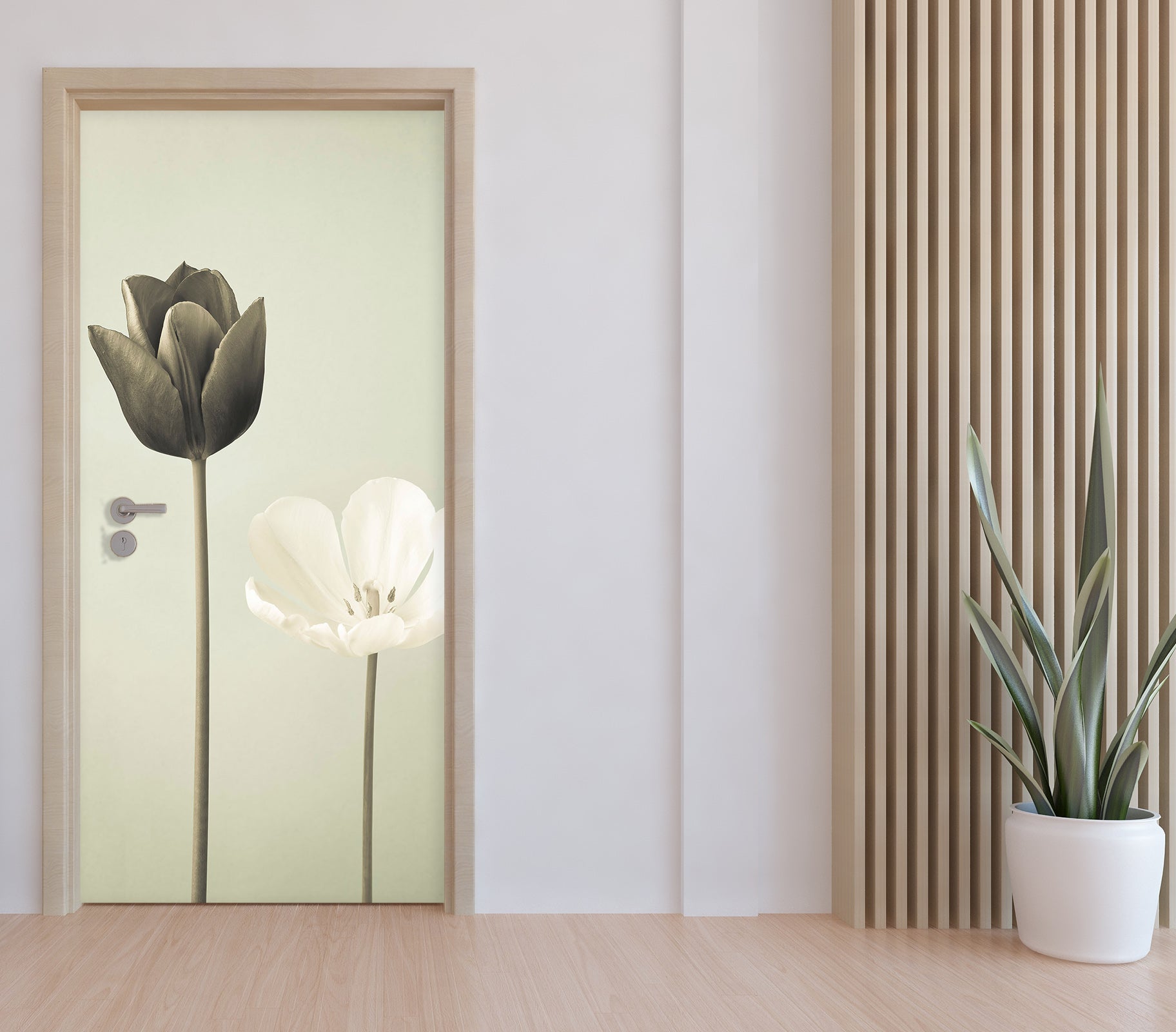 3D Brown Bud 5025 Assaf Frank Door Mural