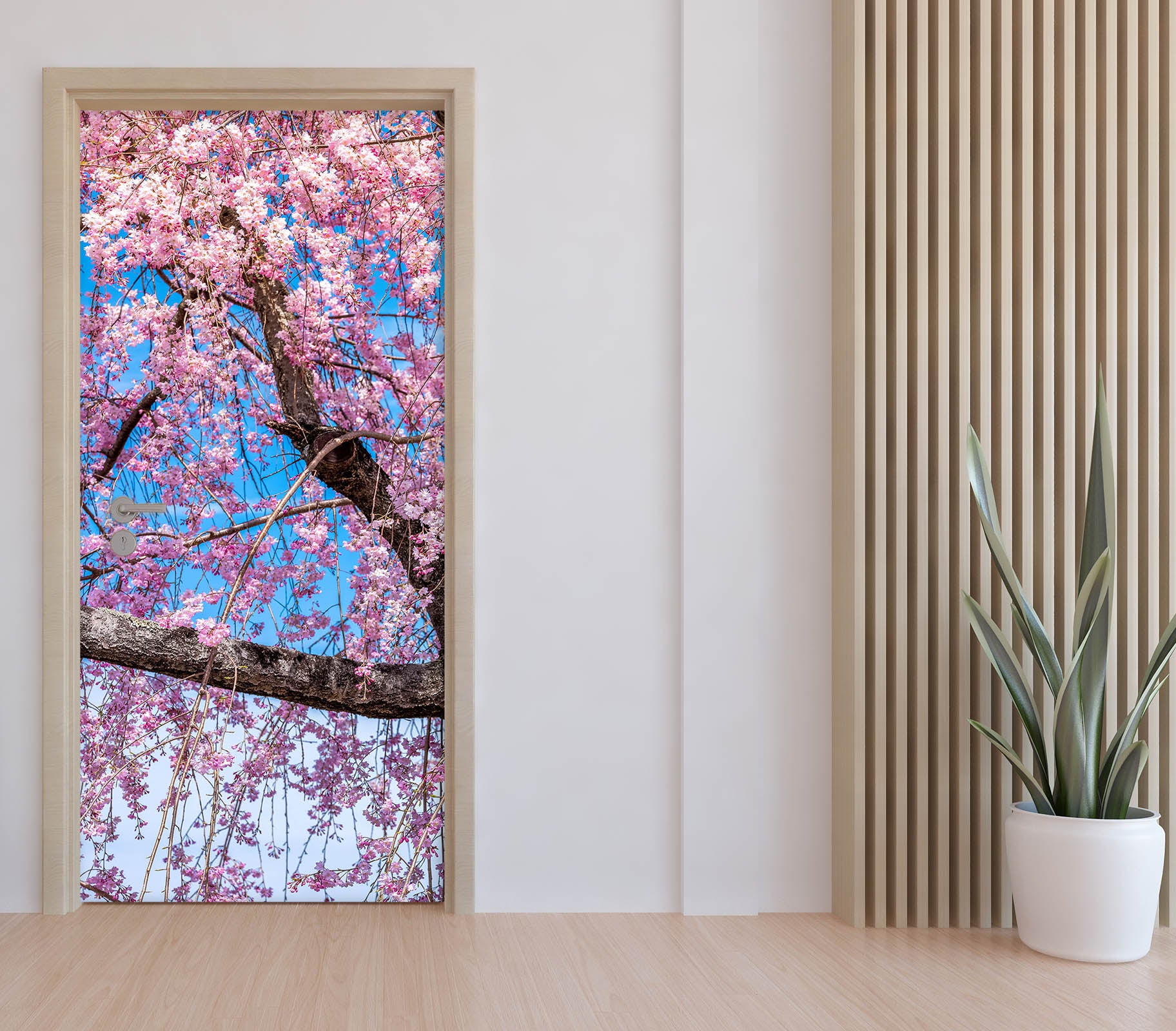 3D Cherry Blossoms 11451 Marco Carmassi Door Mural