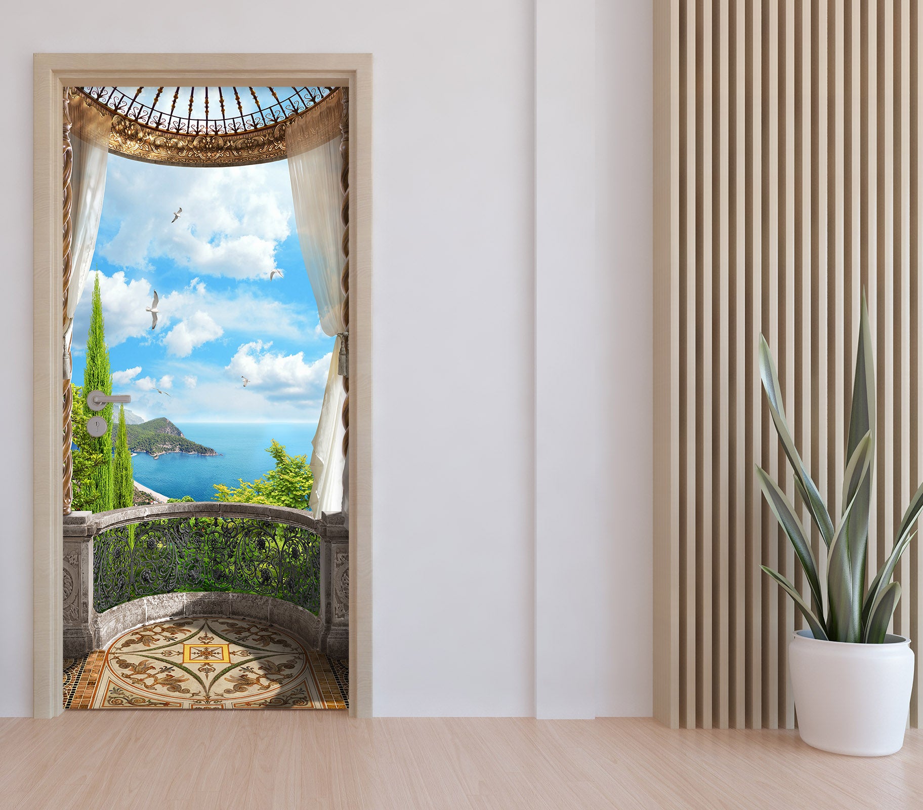 3D Island 22075 Door Mural