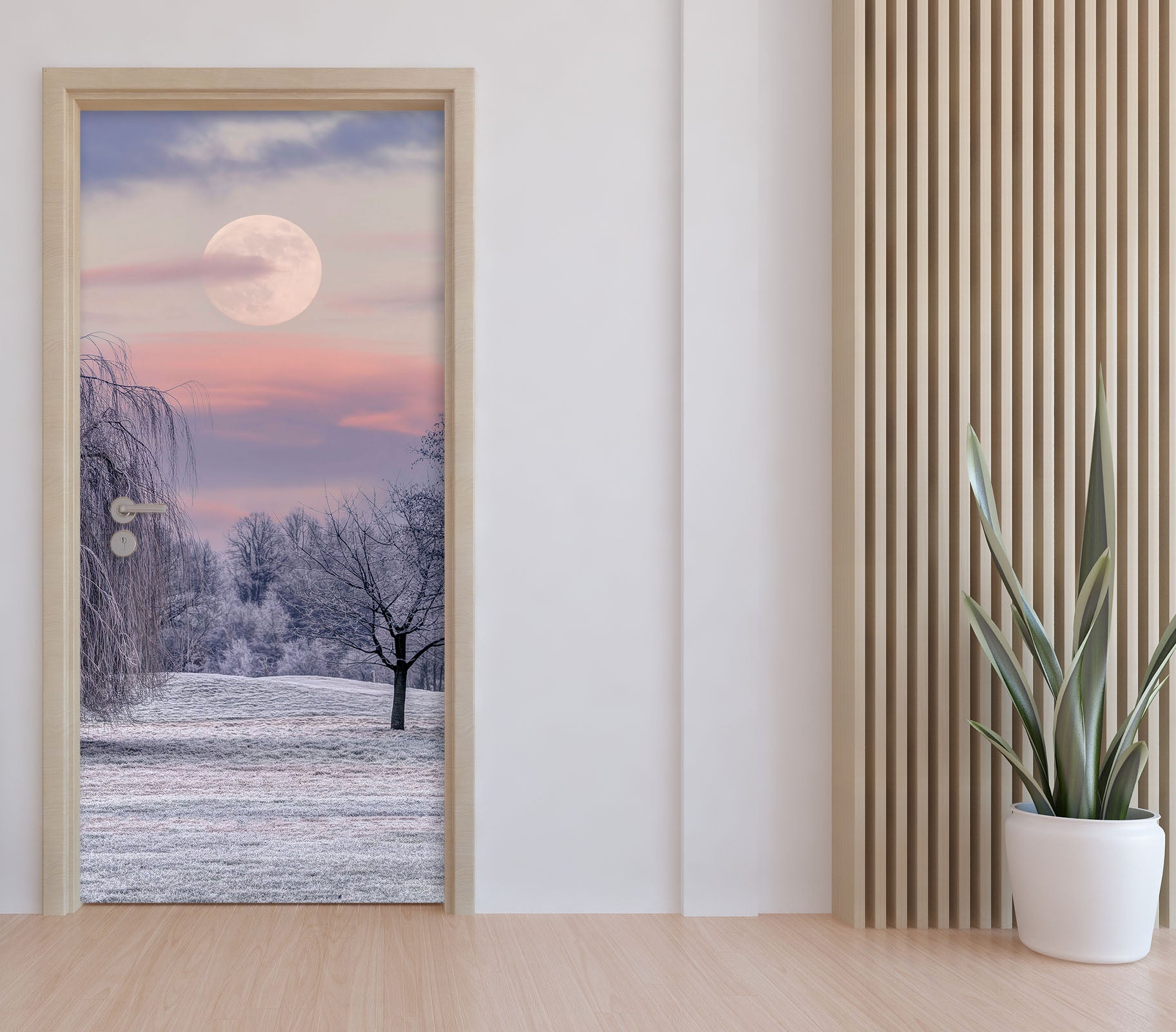 3D Winter Forest 5027 Assaf Frank Door Mural