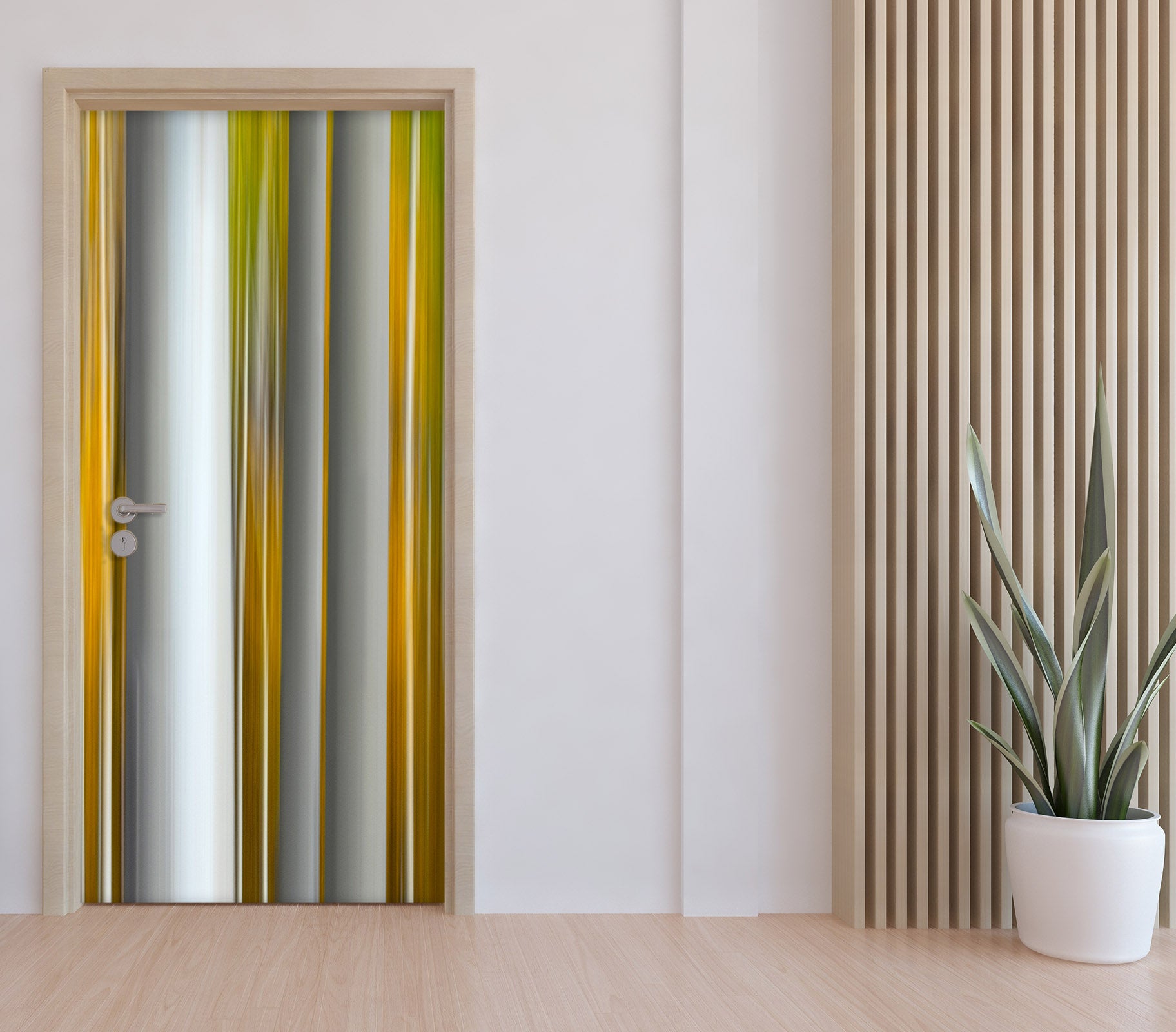 3D Vertical Stripes 12253 Marco Carmassi Door Mural