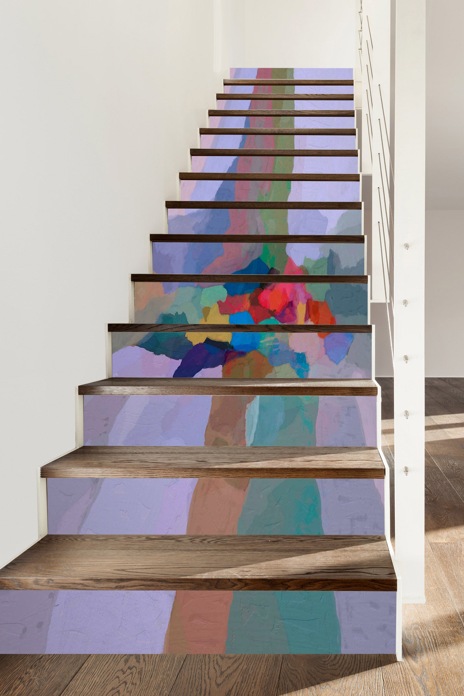 3D Colorful Pattern 104178 Michael Tienhaara Stair Risers