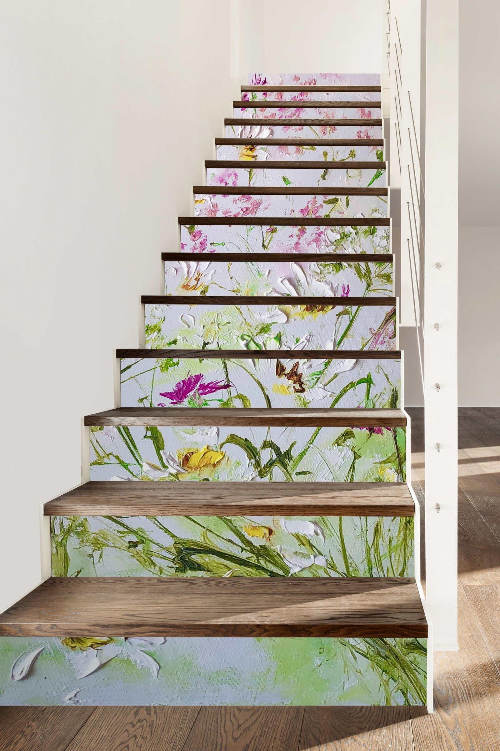 3D Pigment Flower 393 Skromova Marina Stair Risers