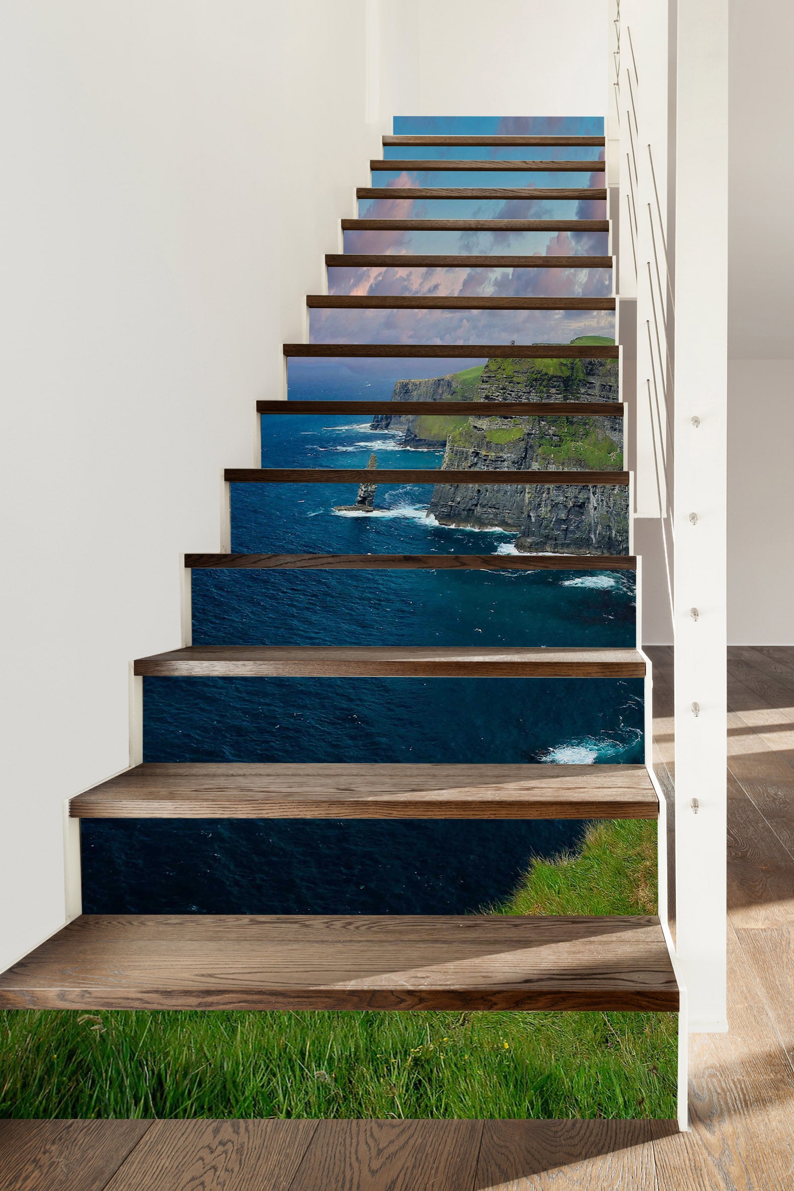 3D Ocean Mountain 94139 Kathy Barefield Stair Risers