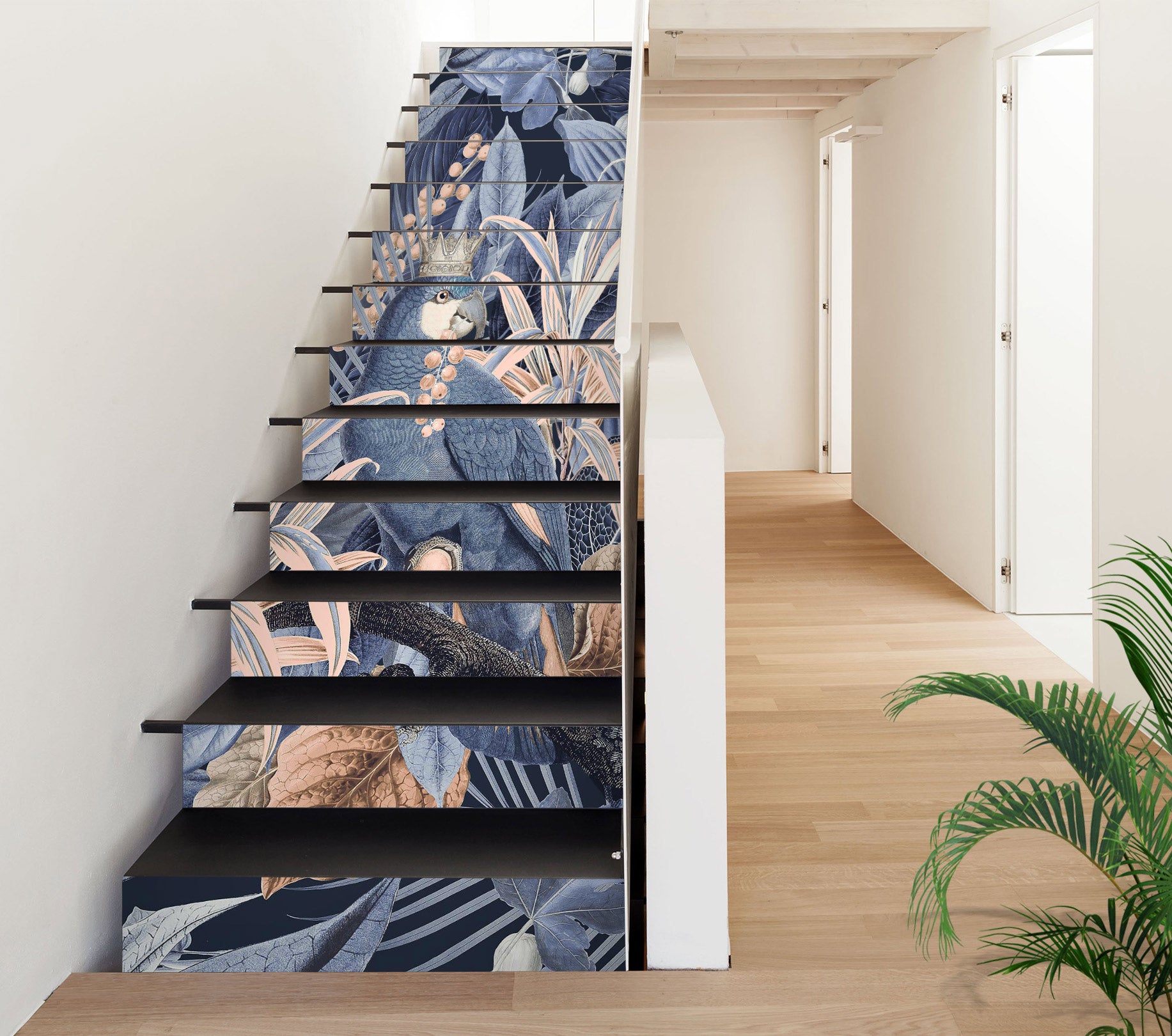 3D Bush Leaves 10454 Andrea Haase Stair Risers