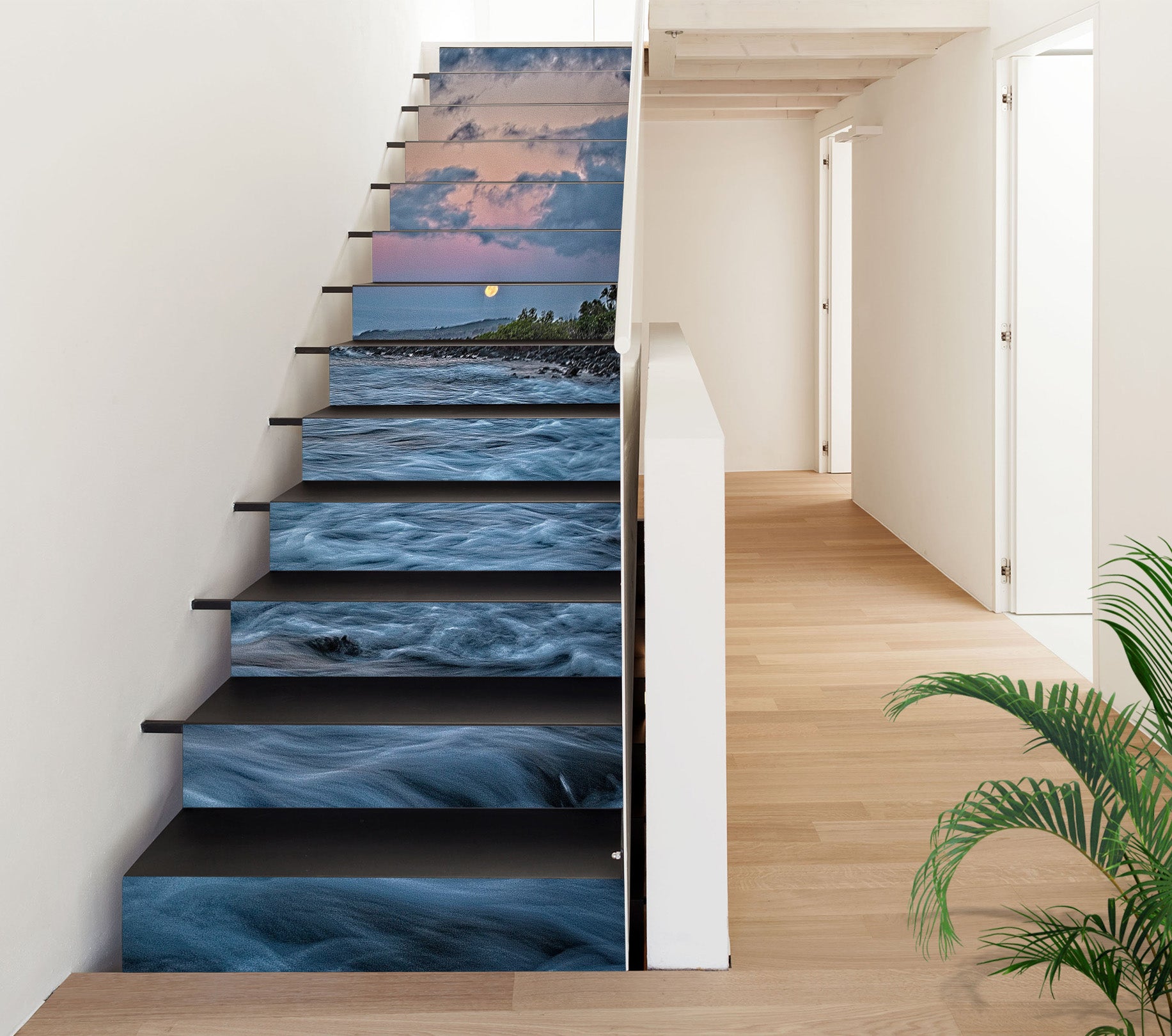 3D Seawater 9497 Kathy Barefield Stair Risers