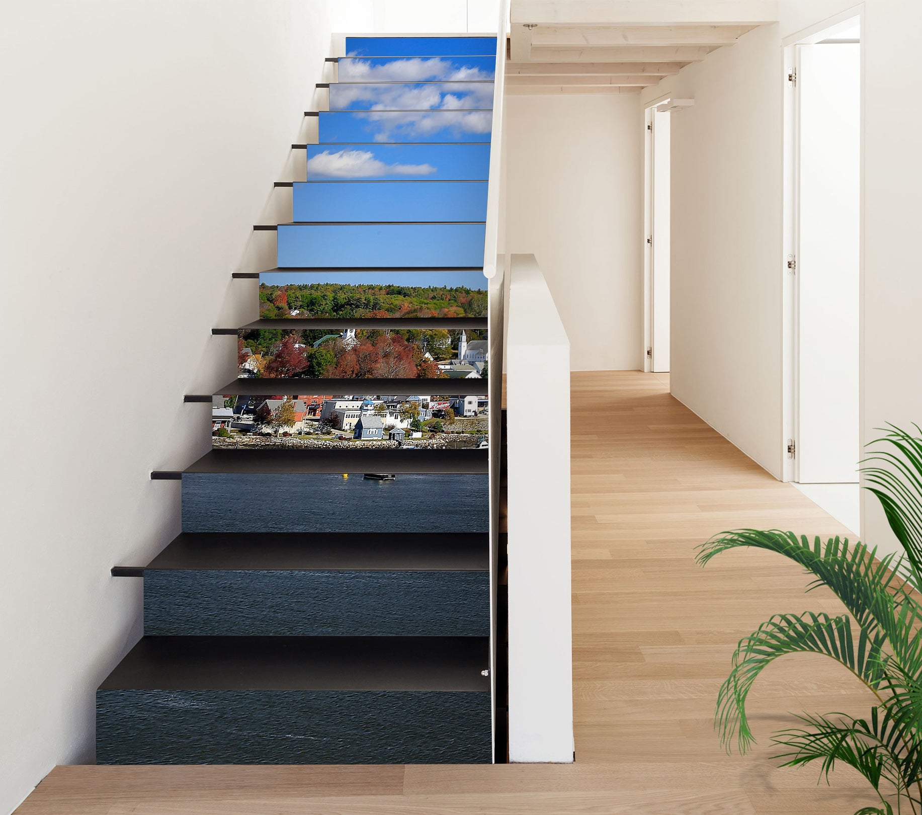 3D Seaside House 9487 Kathy Barefield Stair Risers