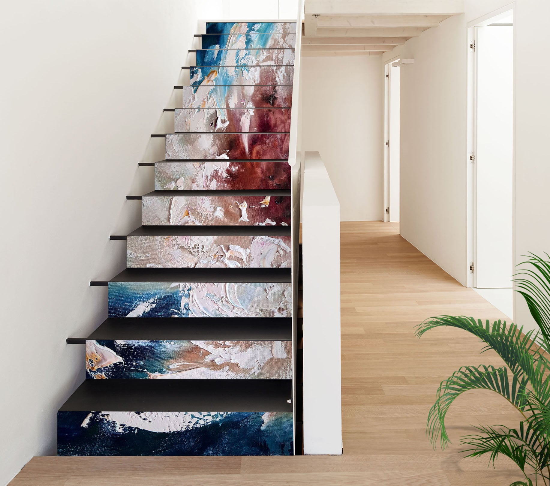 3D Pigment Painting 834 Skromova Marina Stair Risers