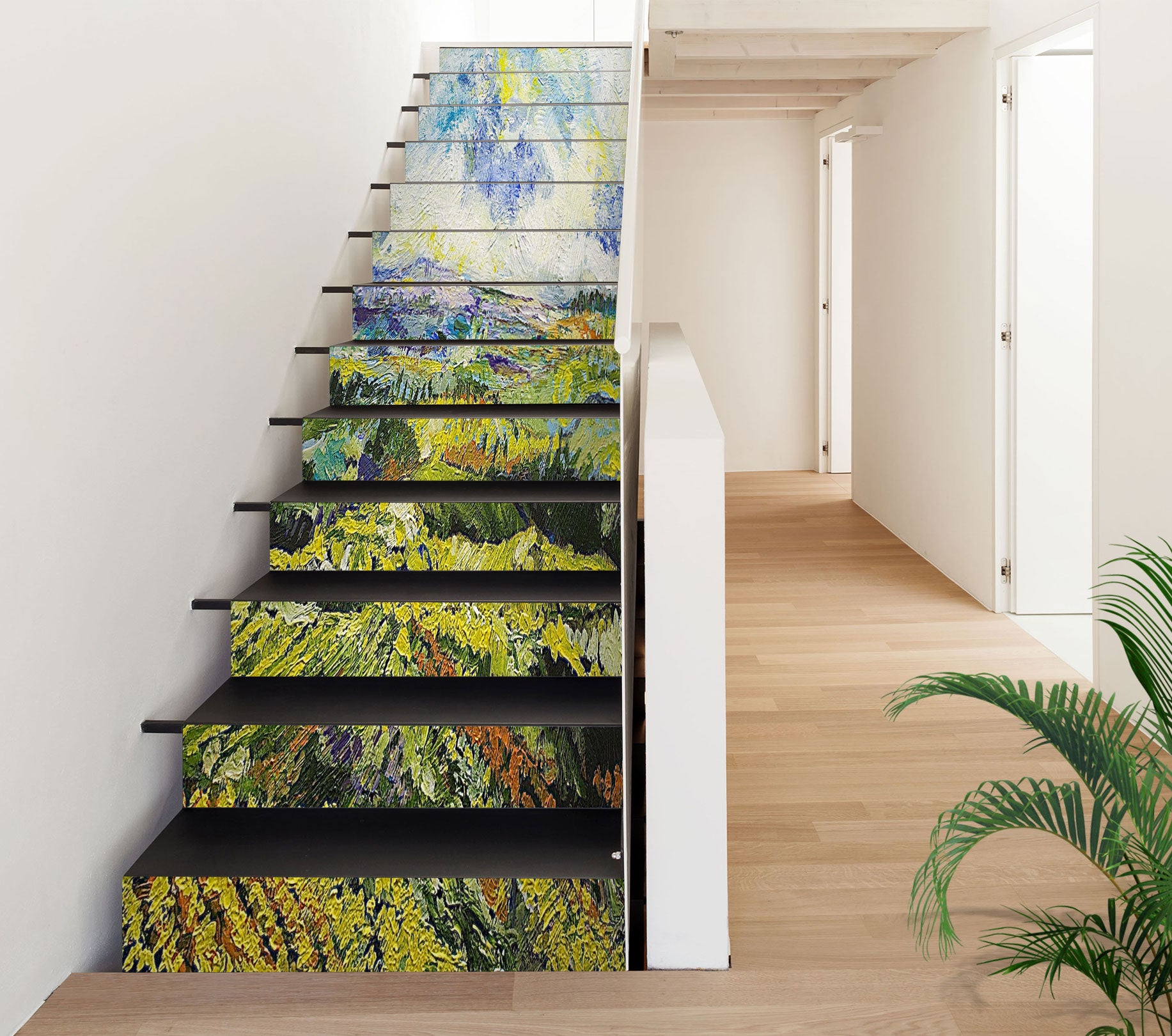 3D Hillside Green Field 89149 Allan P. Friedlander Stair Risers