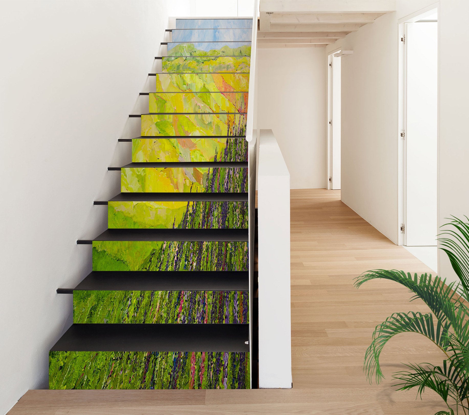 3D Hillside Green Field 89191 Allan P. Friedlander Stair Risers