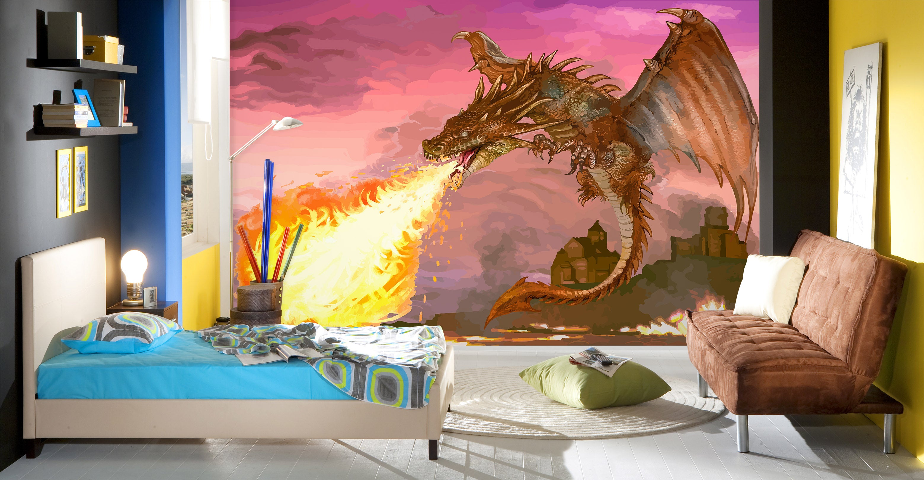 3D Dragon Spitfire 58092 Wall Murals