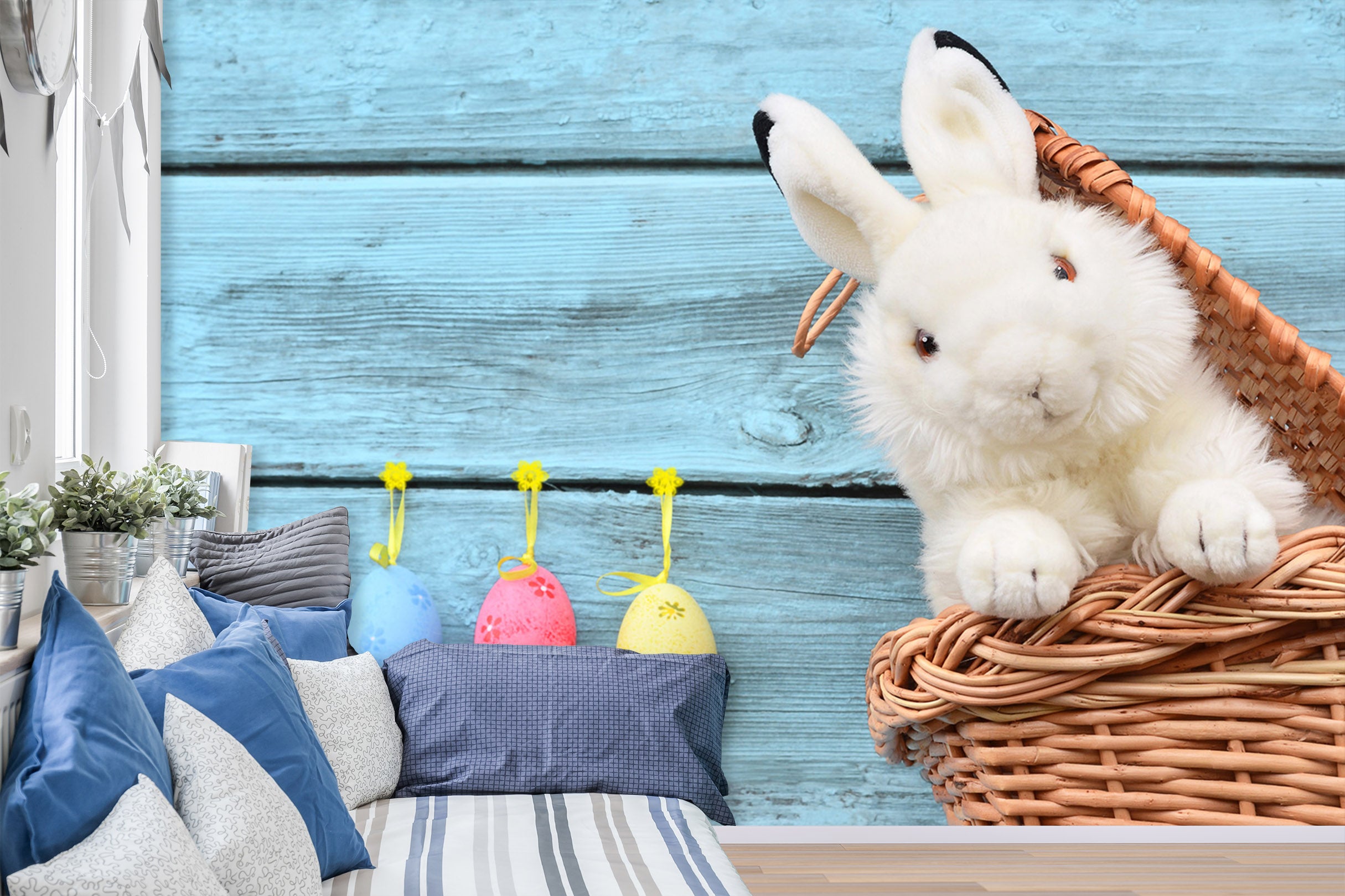 3D Rabbit Toy 105 Wall Murals