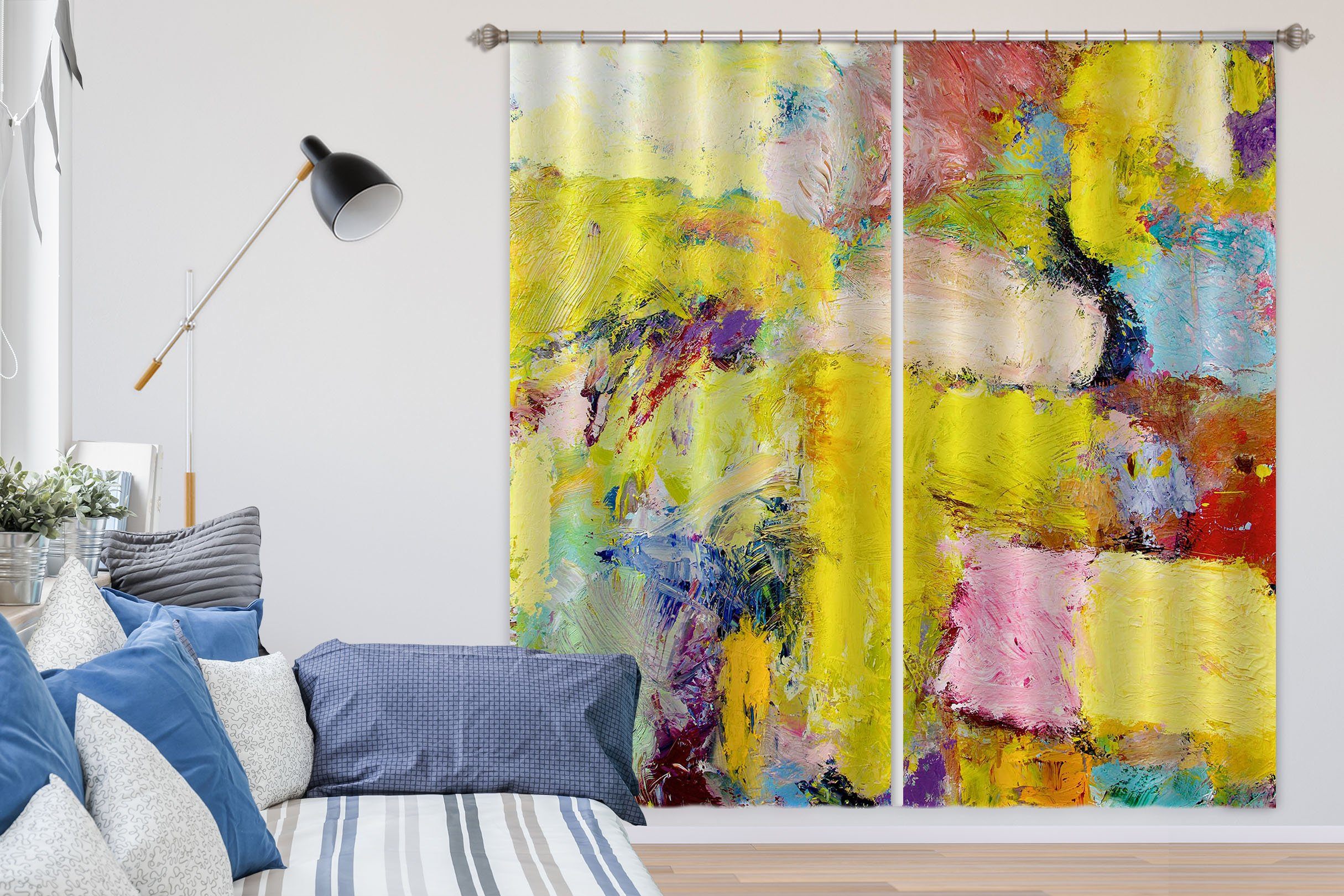 3D Abstract Art 205 Allan P. Friedlander Curtain Curtains Drapes Curtains AJ Creativity Home 