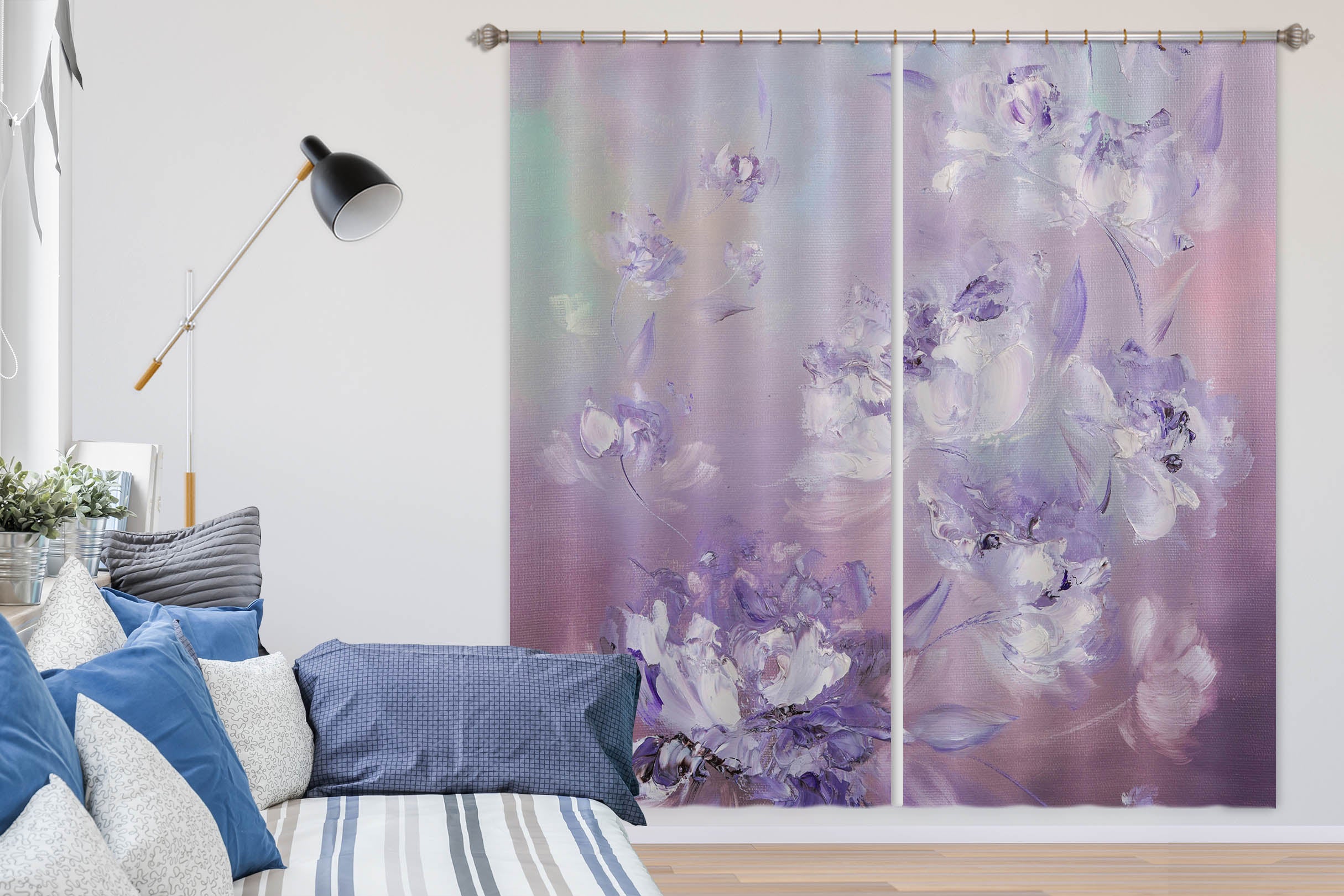 3D Beautiful Flower 2340 Skromova Marina Curtain Curtains Drapes