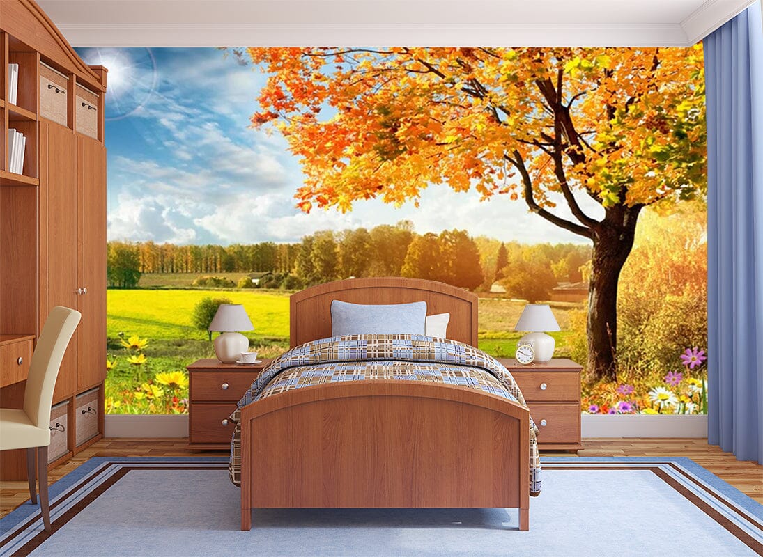 3D Golden Manor 104 Wall Murals Wallpaper AJ Wallpaper 2 