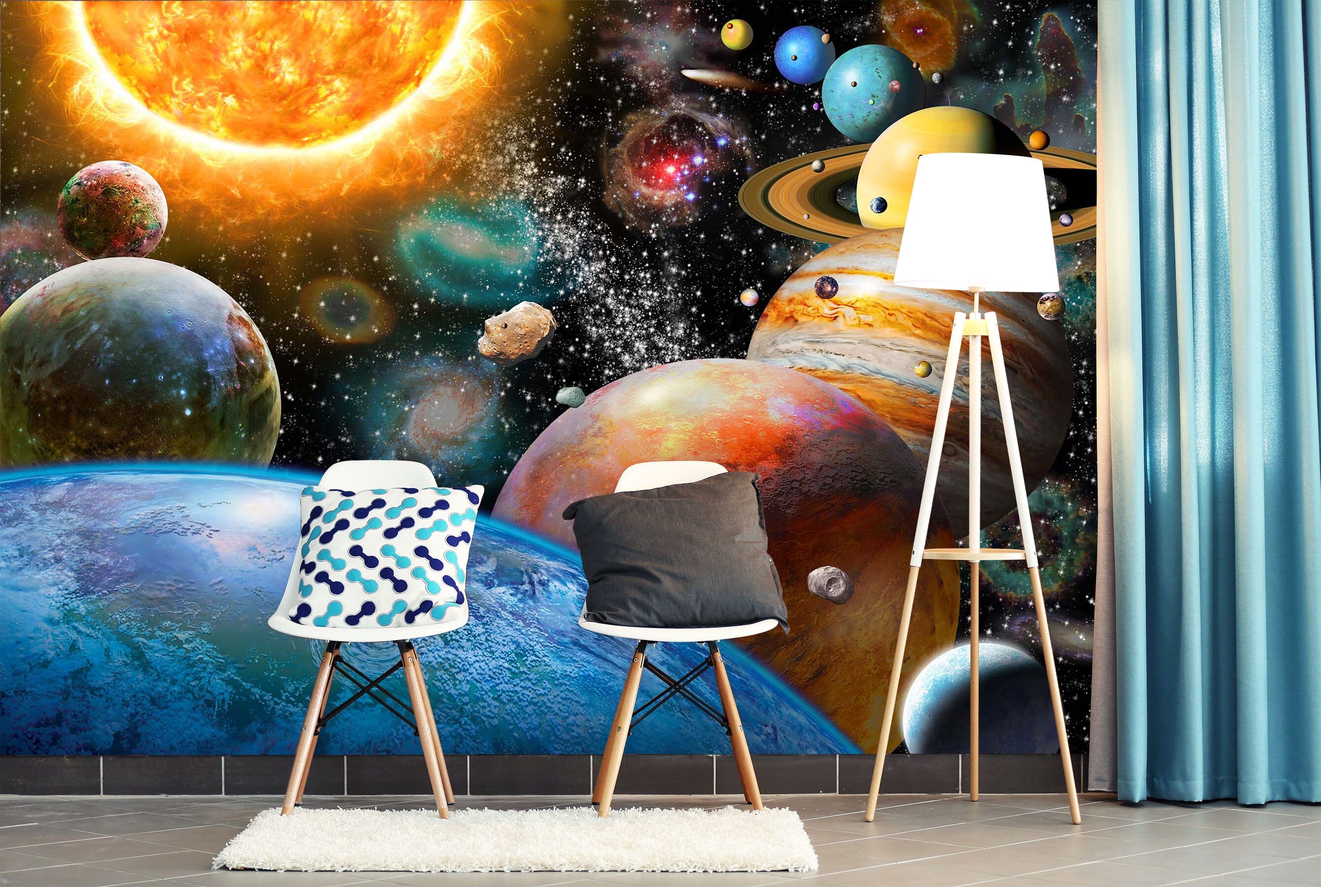 3D Color Planet 1405 Adrian Chesterman Wall Mural Wall Murals Wallpaper AJ Wallpaper 2 