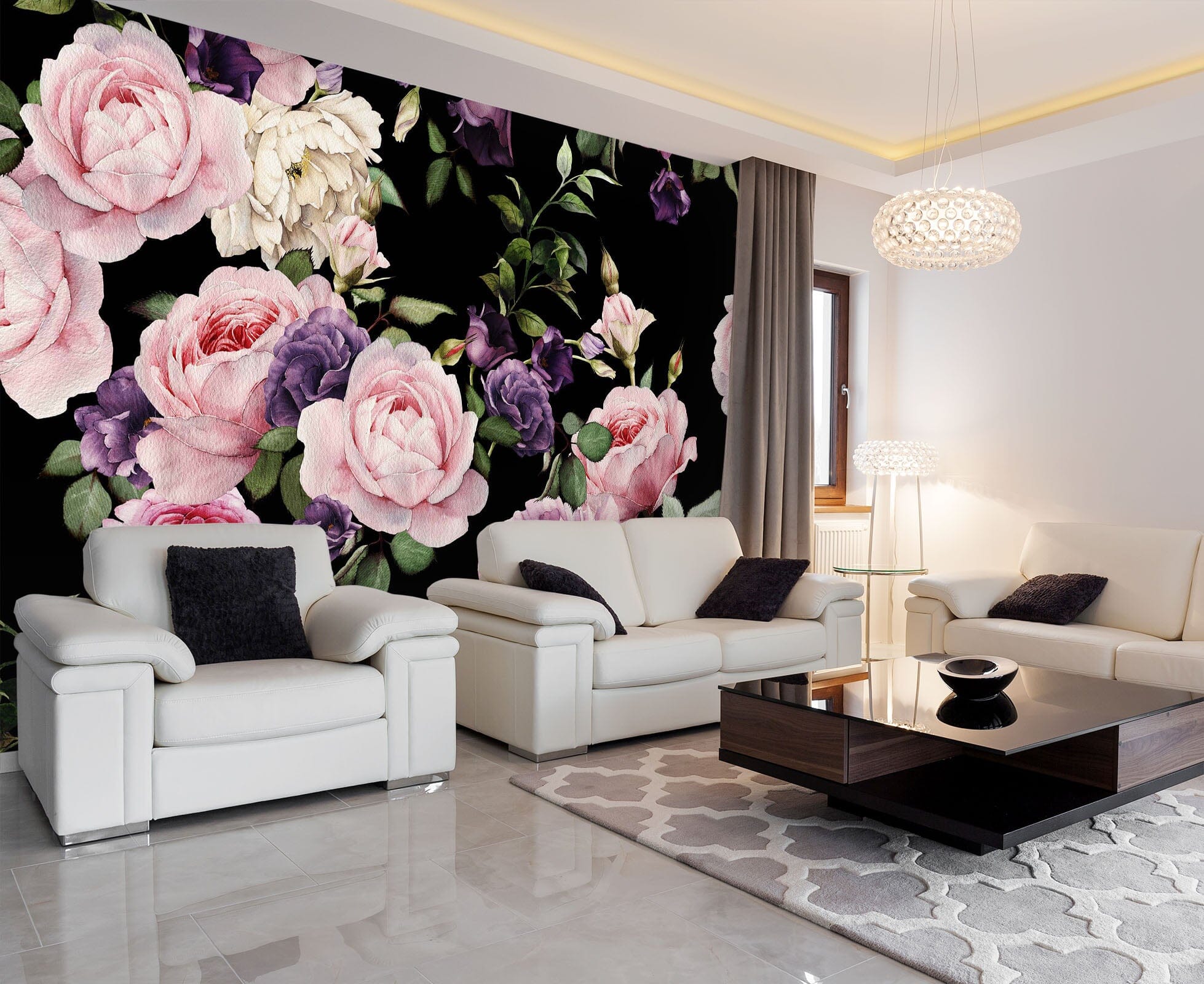 3D Hand Painted Flower 132 Wall Murals Wallpaper AJ Wallpaper 2 