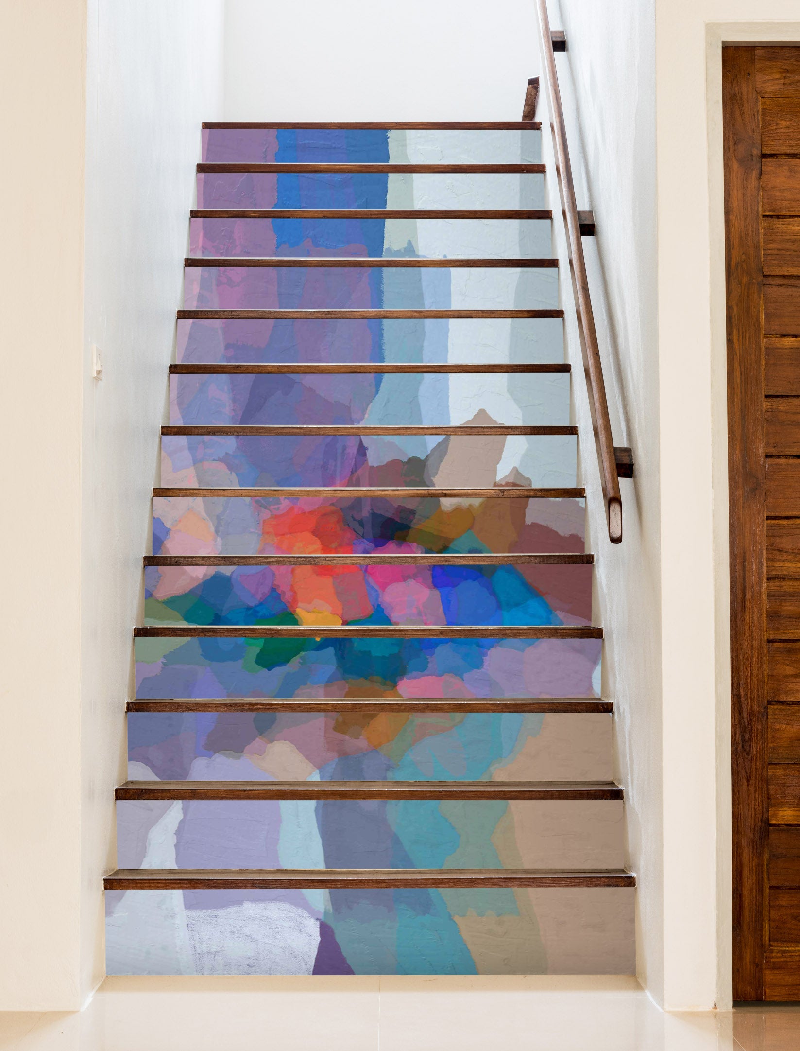 3D Colorful Pattern 104179 Michael Tienhaara Stair Risers