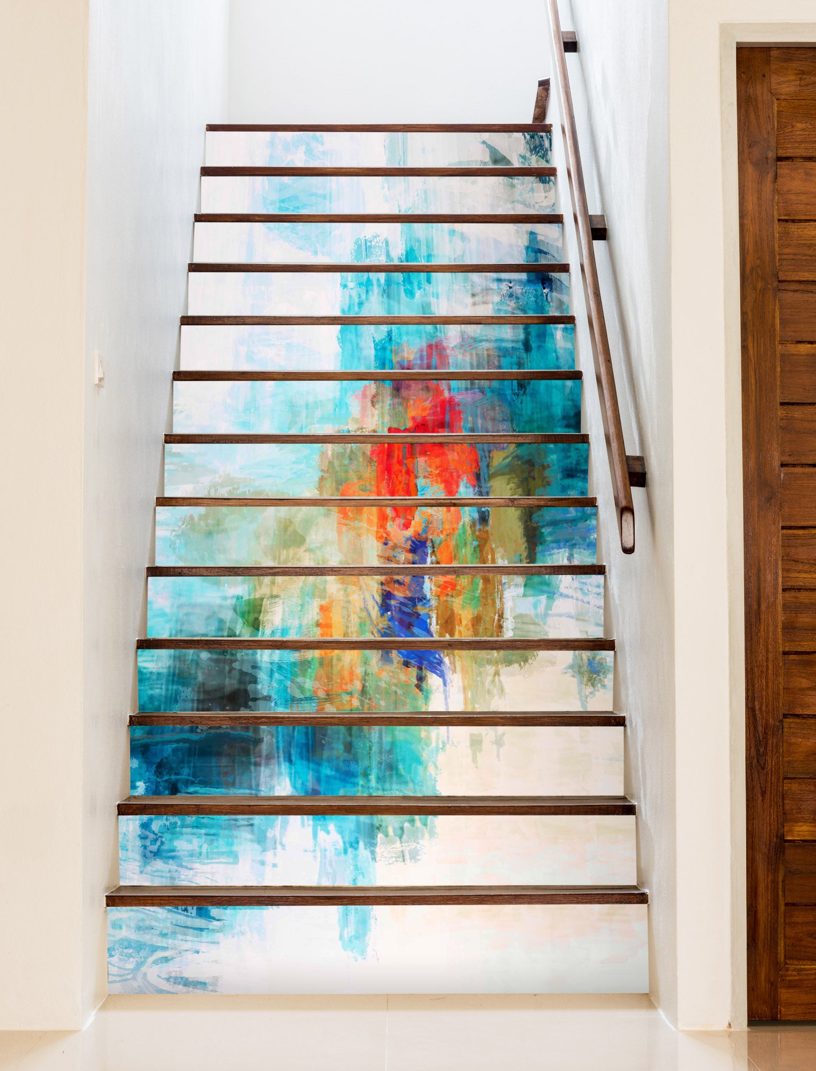 3D Colorful Texture 104181 Michael Tienhaara Stair Risers