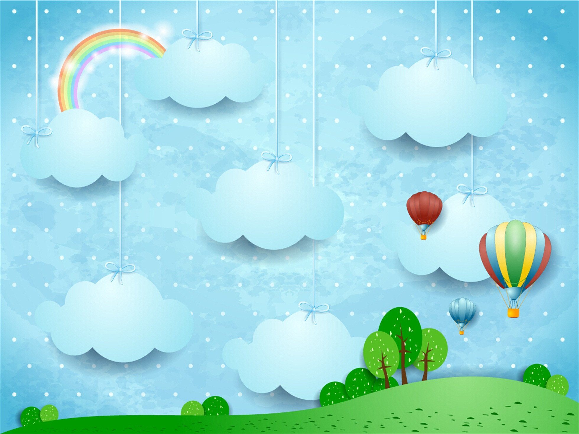 3D Hot Air Balloon 546 Wallpaper AJ Wallpaper 