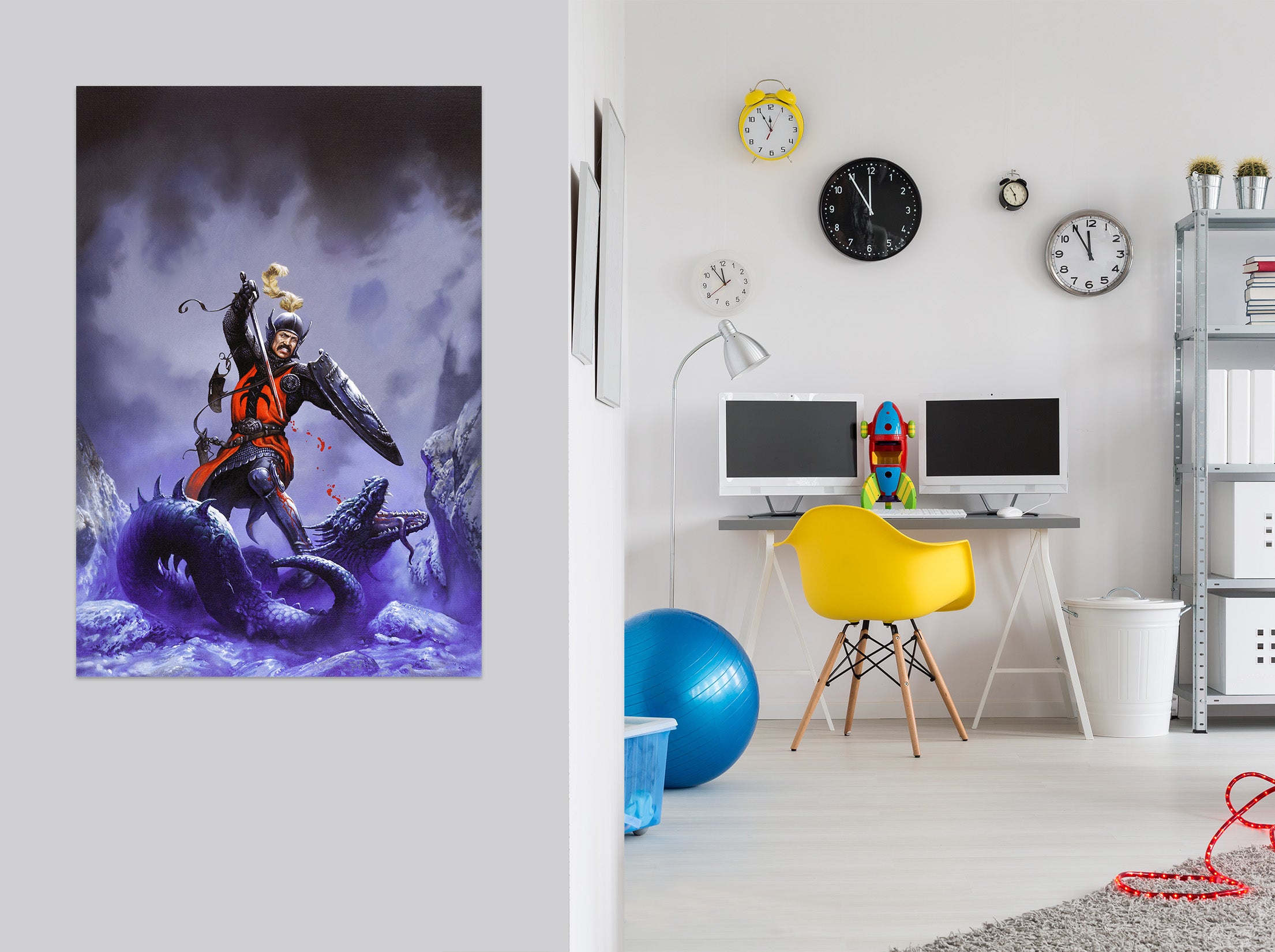 3D Kill Dragon Soldier 8094 Ciruelo Wall Sticker