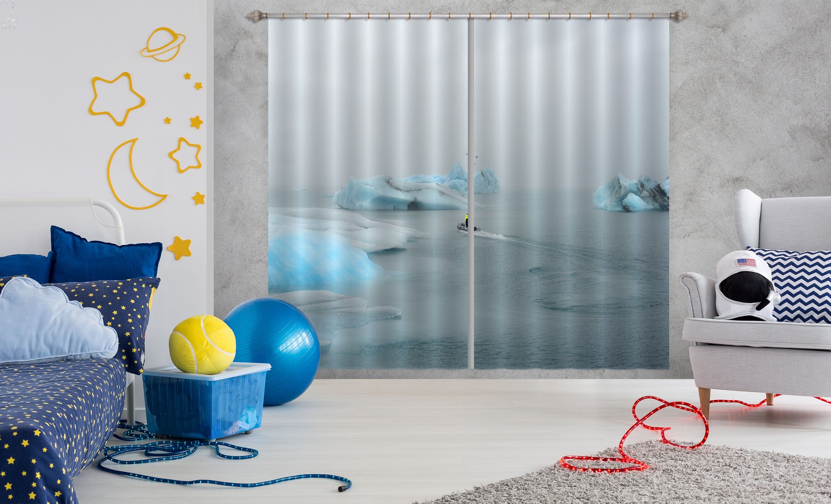 3D Iceland 130 Marco Carmassi Curtain Curtains Drapes Curtains AJ Creativity Home 