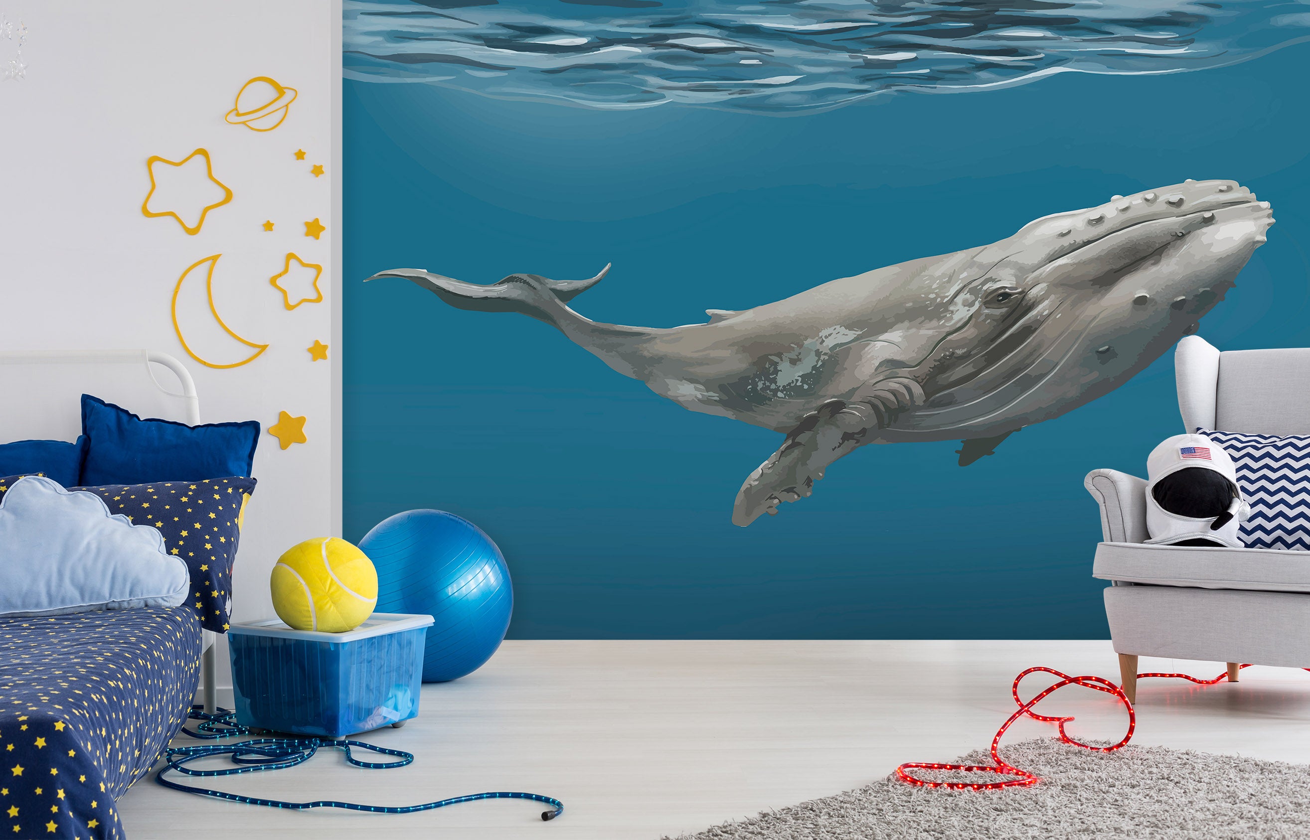 3D Whale 58030 Wall Murals