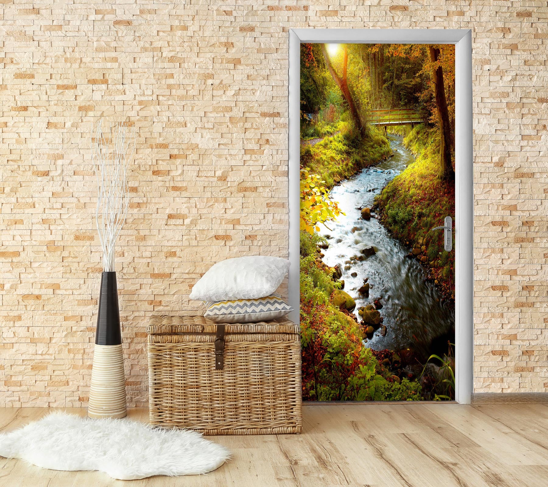 3D Stream 24049 Door Mural