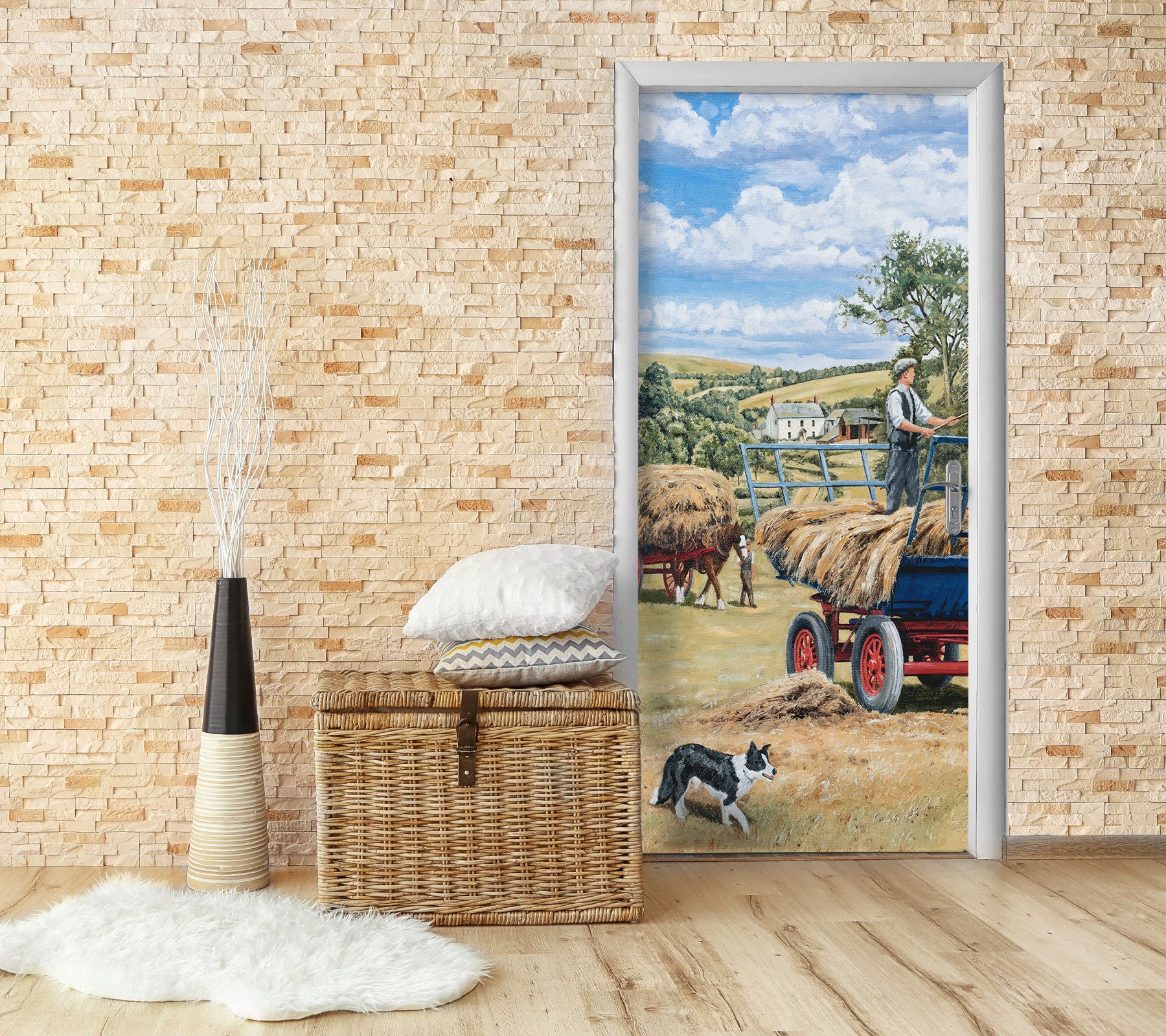 3D Farm 10324 Trevor Mitchell Door Mural