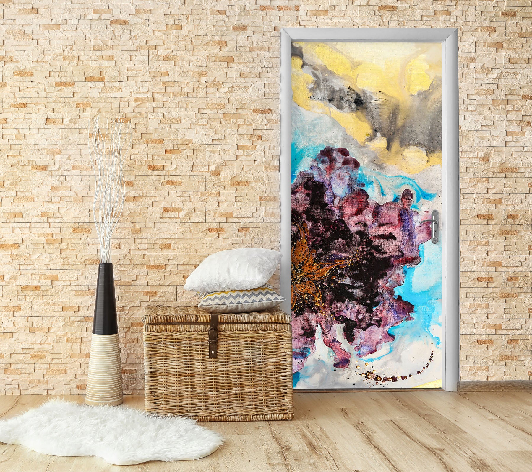 3D Oil Painting 3259 Skromova Marina Door Mural