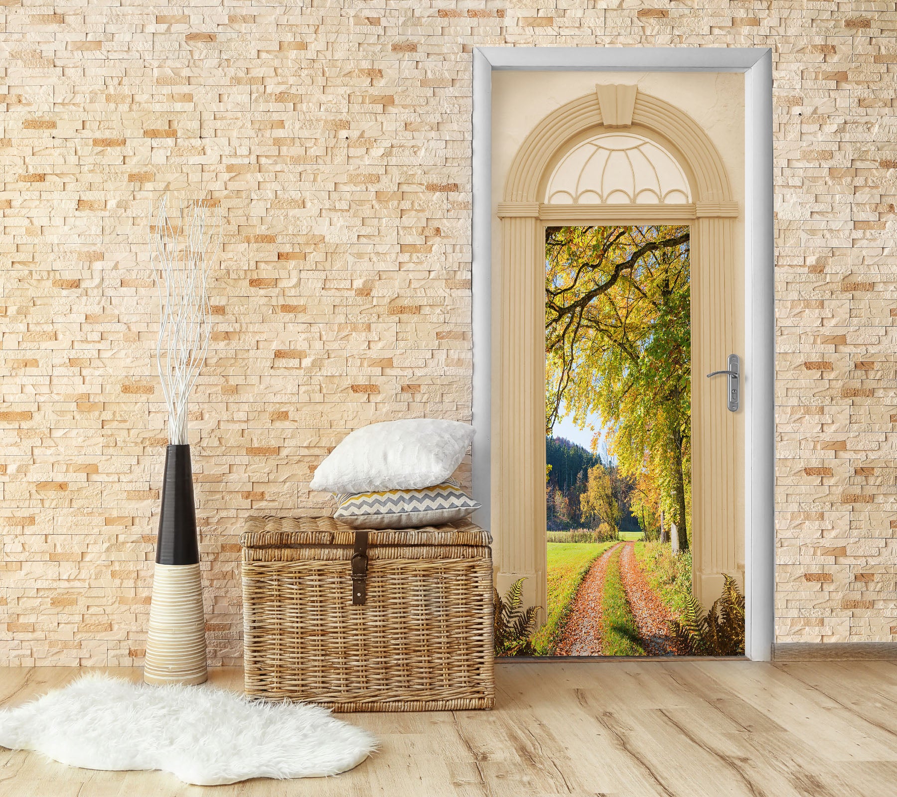 3D Path 22152 Door Mural