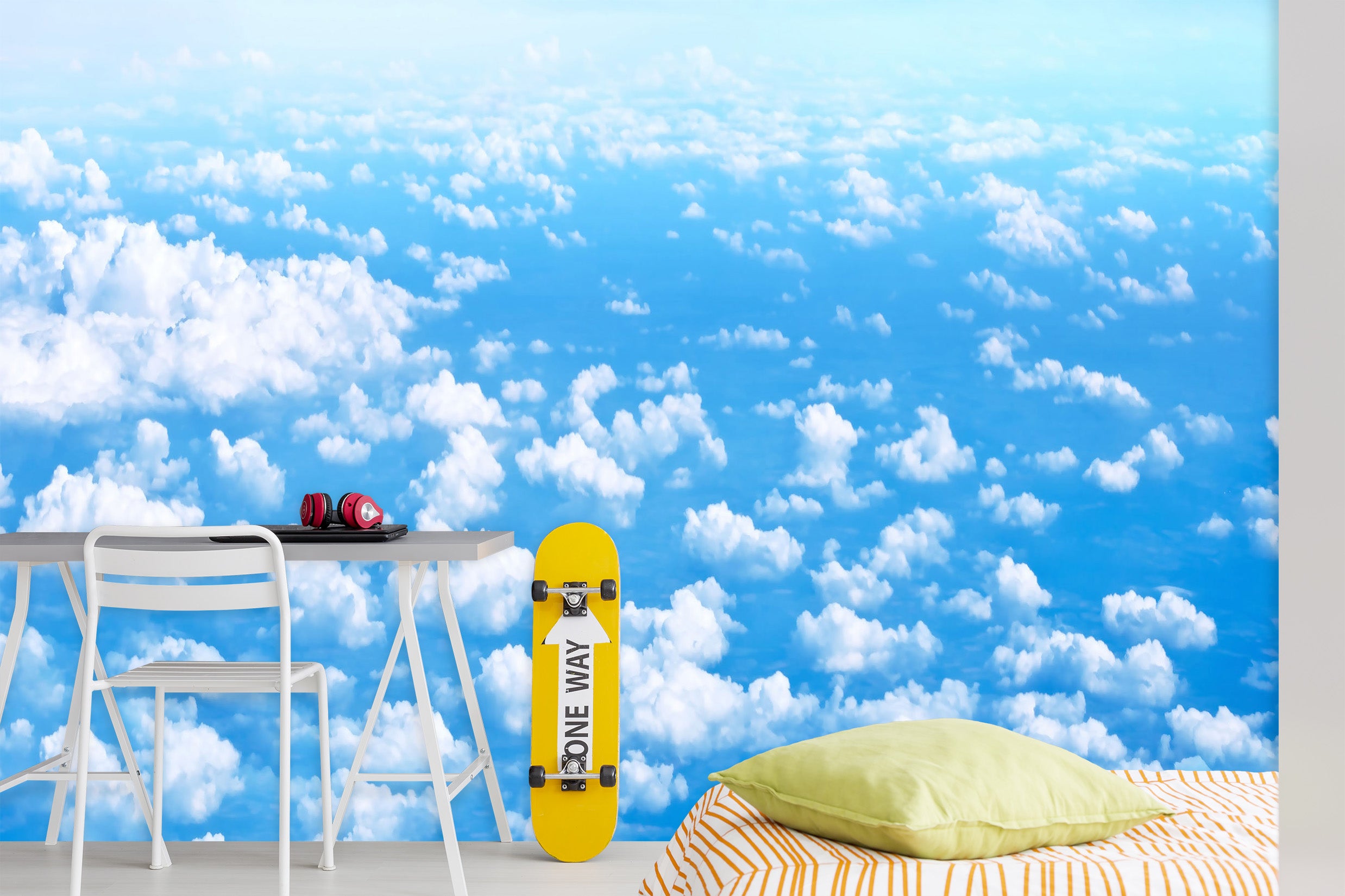 3D Blue Sky 2070 Wall Murals