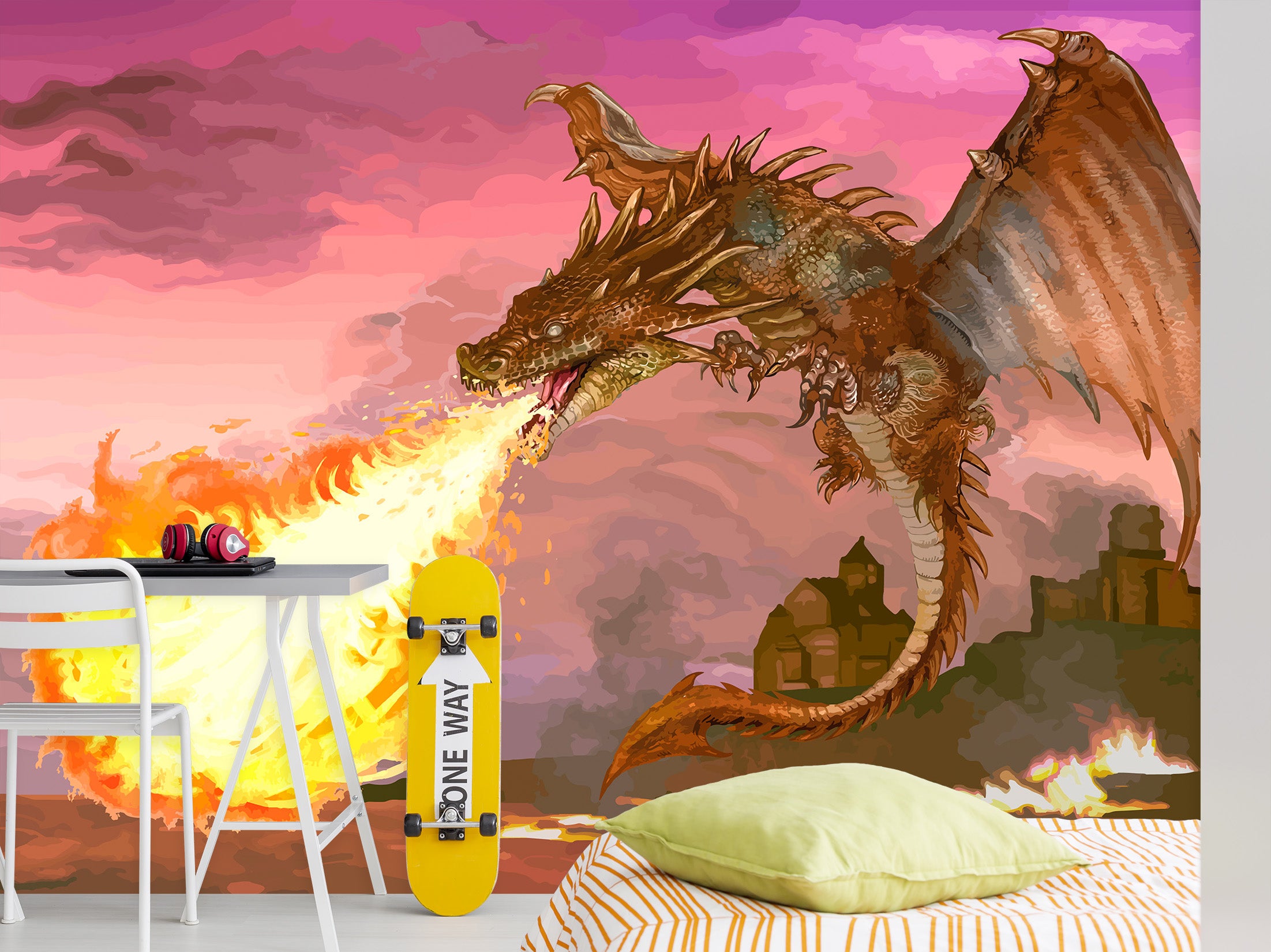 3D Dragon Spitfire 58092 Wall Murals