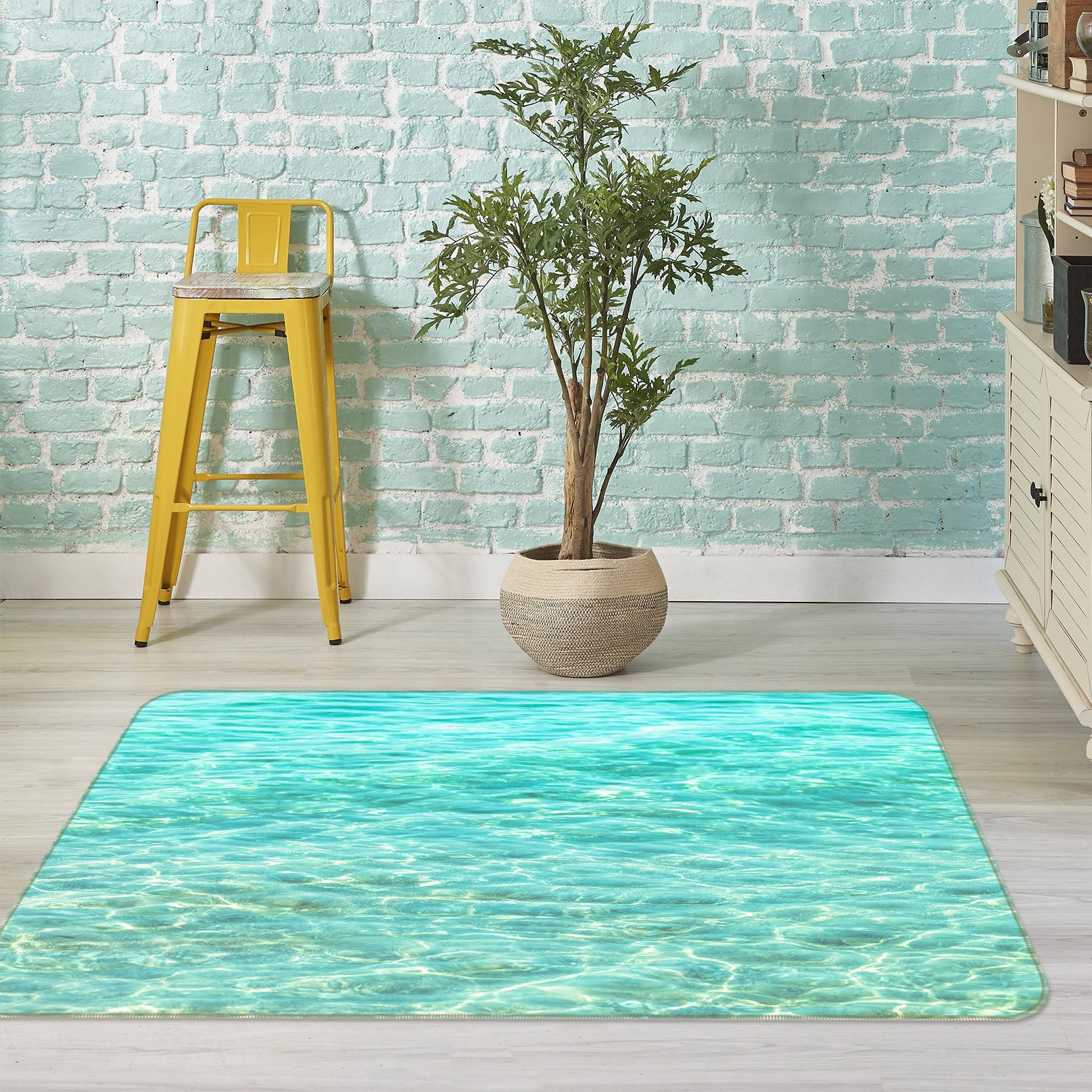 3D Ocean 83224 Assaf Frank Rug Non Slip Rug Mat