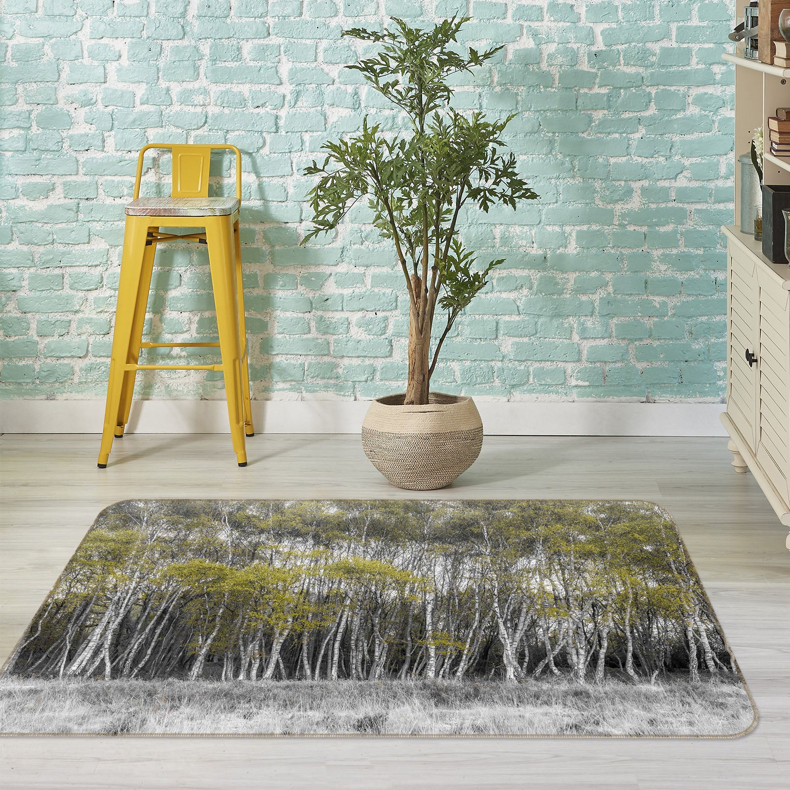 3D Forest Grass 144 Assaf Frank Rug Non Slip Rug Mat