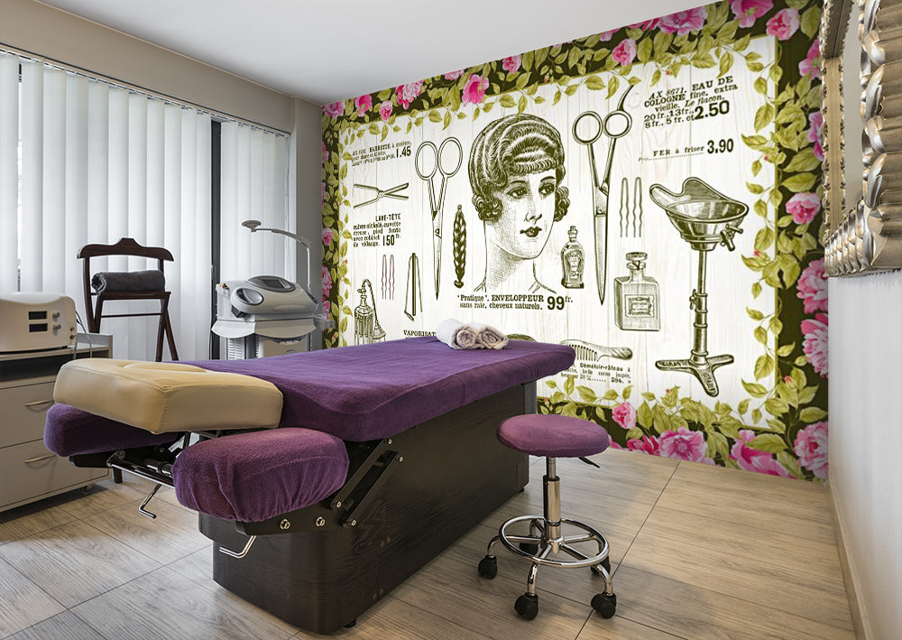 3D Hair Cutting Tools 1533 Wall Murals