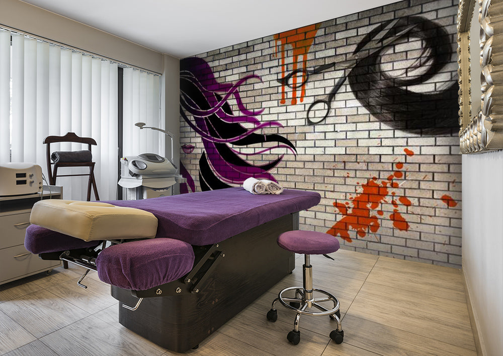 3D Straight Hair 1524 Wall Murals