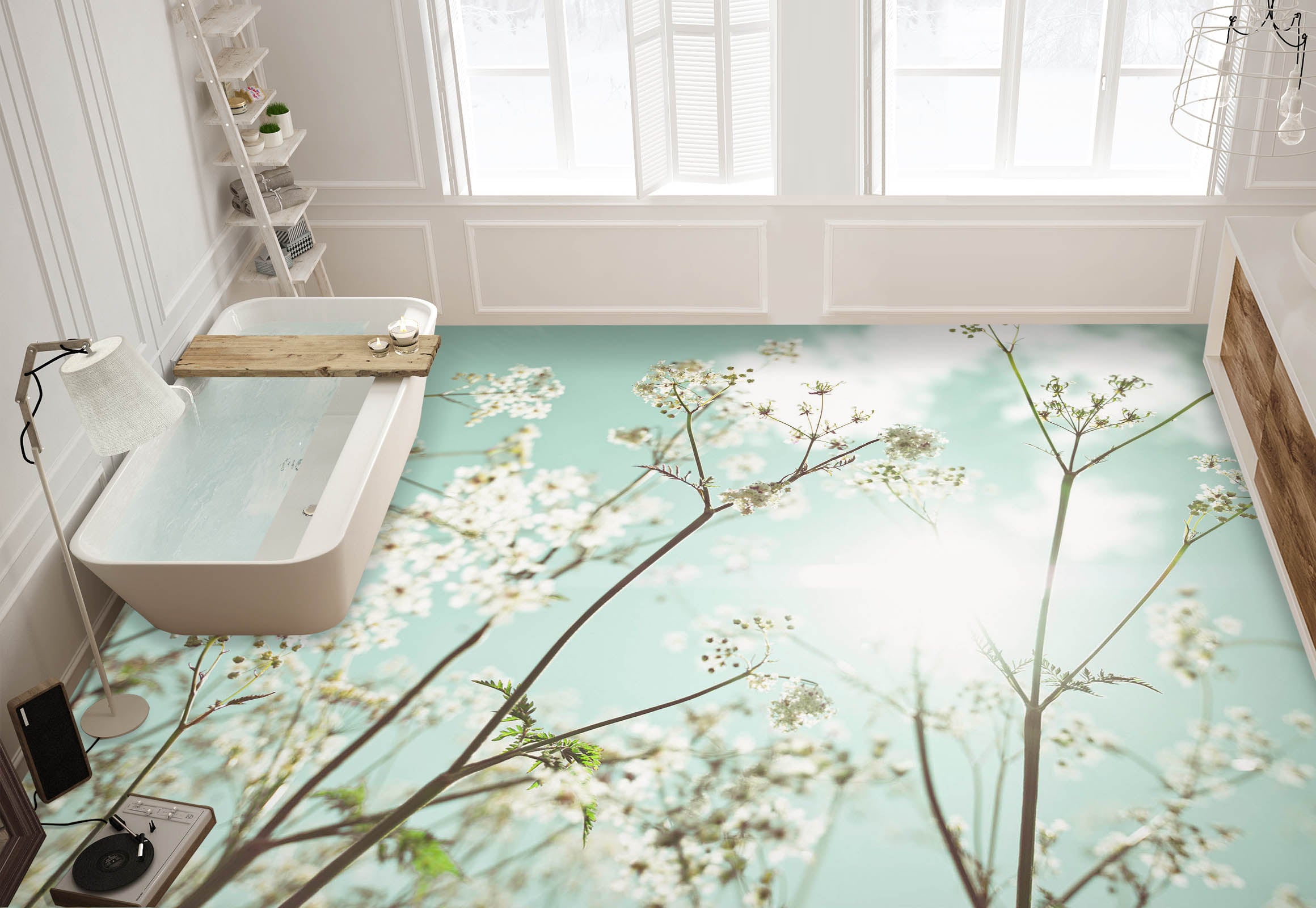 3D Flowers Plants 98172 Adrian Chesterman Floor Mural