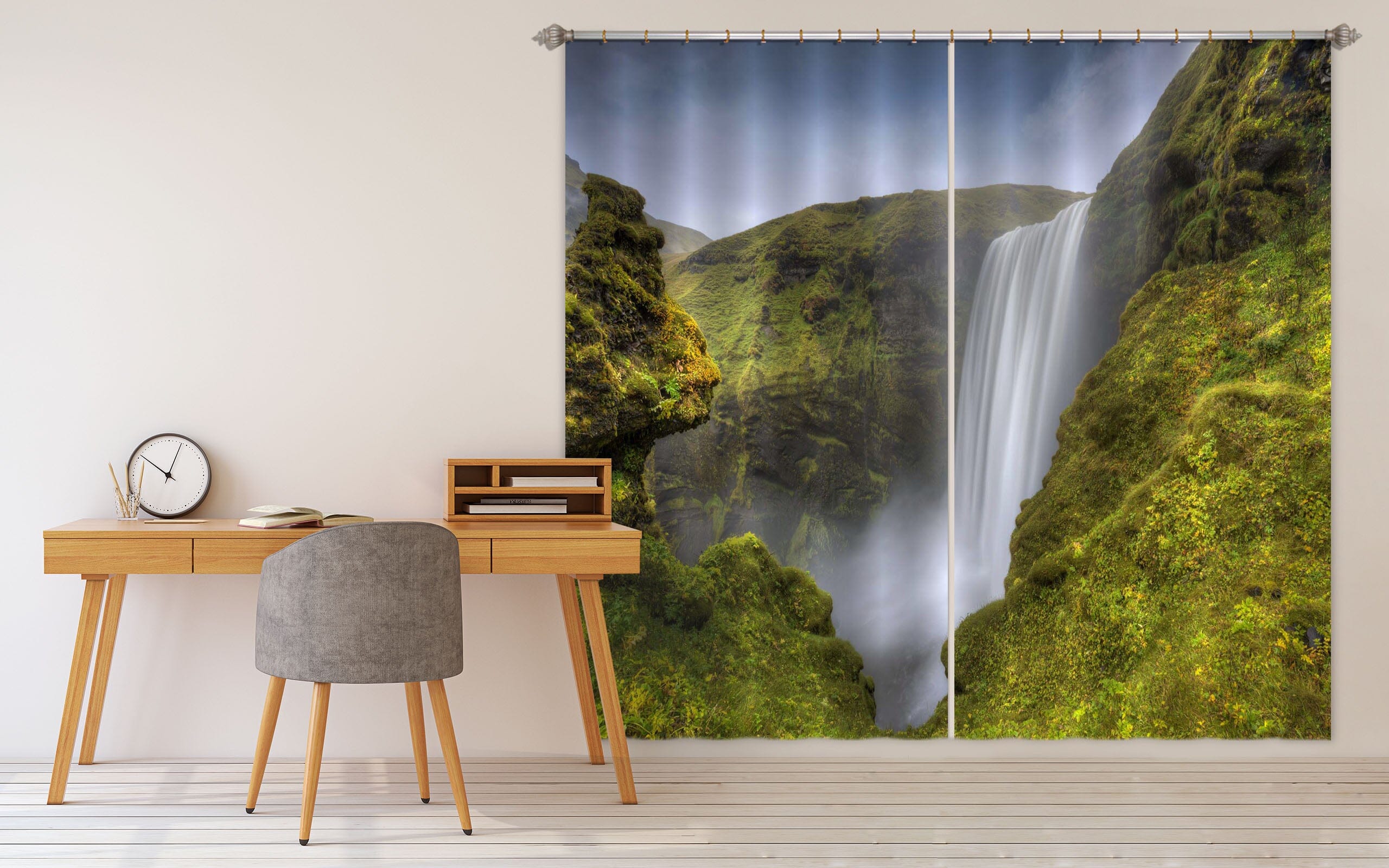 3D Kaki Falls 122 Marco Carmassi Curtain Curtains Drapes Curtains AJ Creativity Home 