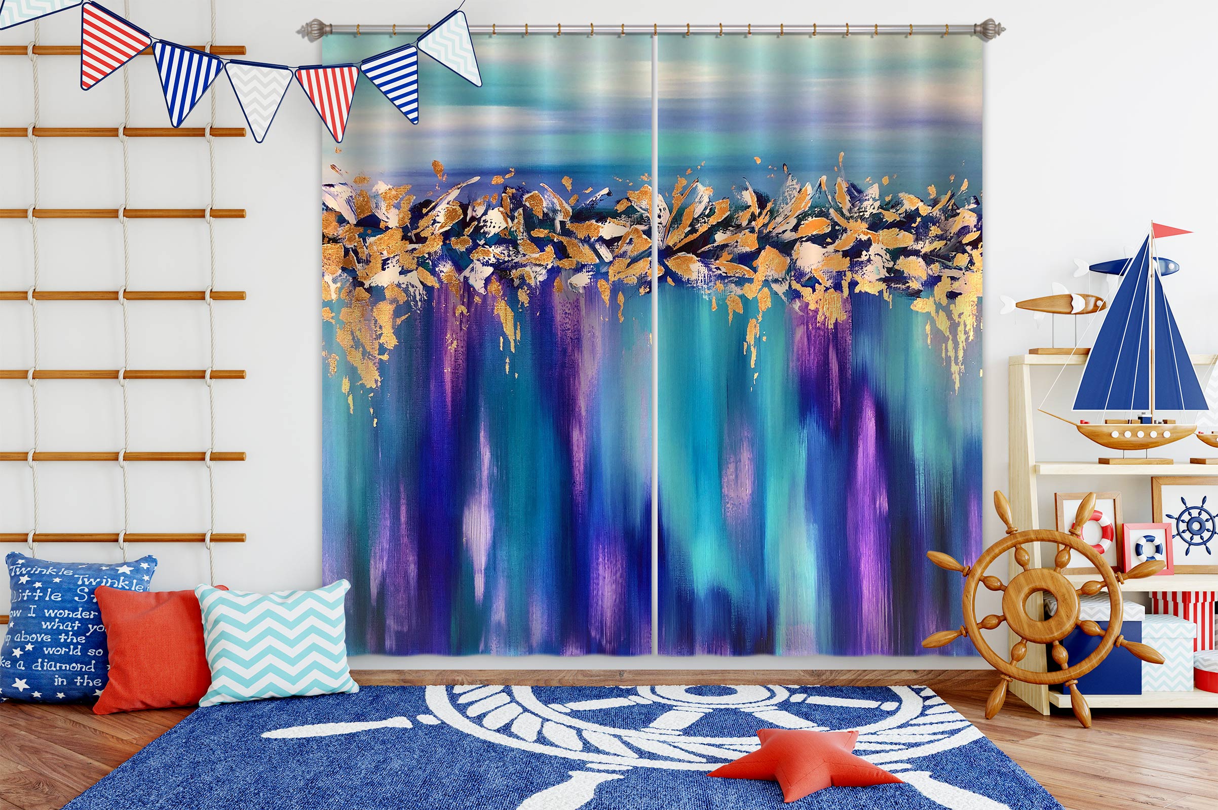 3D Petal Texture 392 Skromova Marina Curtain Curtains Drapes