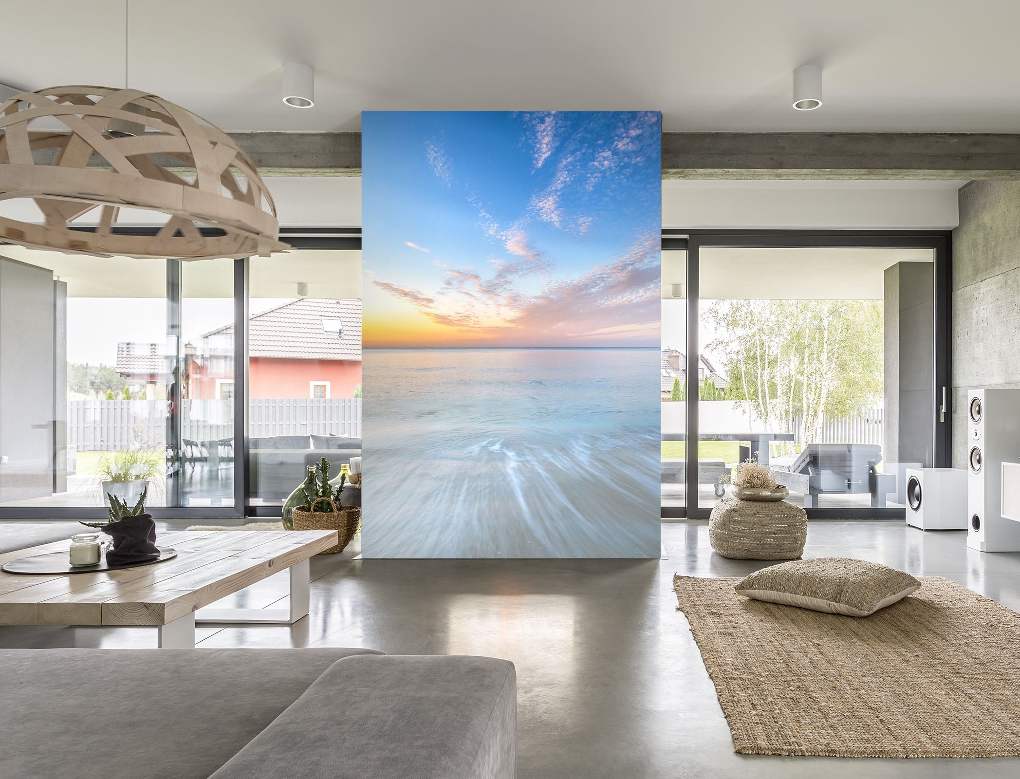 3D Blue Sea 106 Assaf Frank Wall Mural Wall Murals