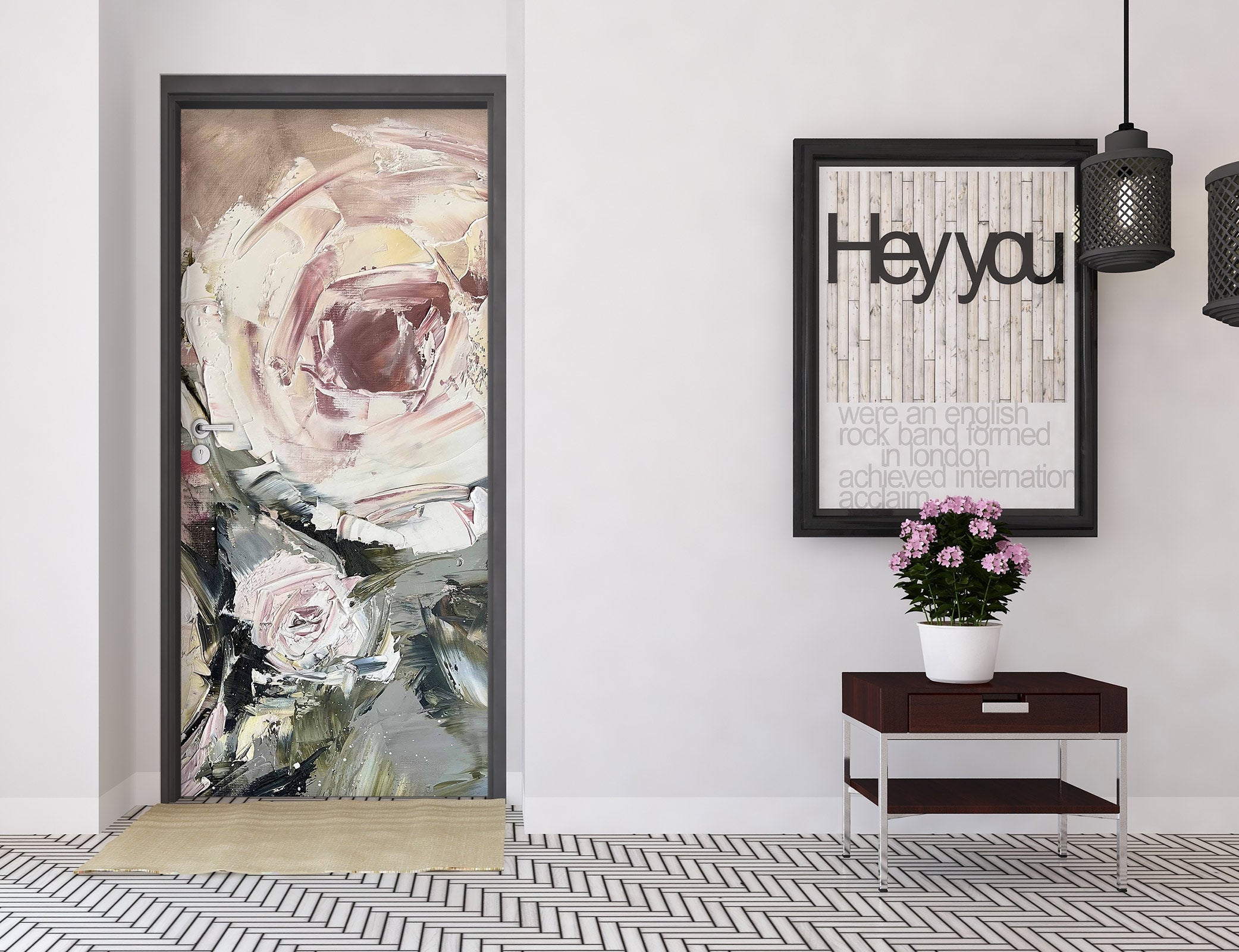 3D Art Flower 3143 Skromova Marina Door Mural