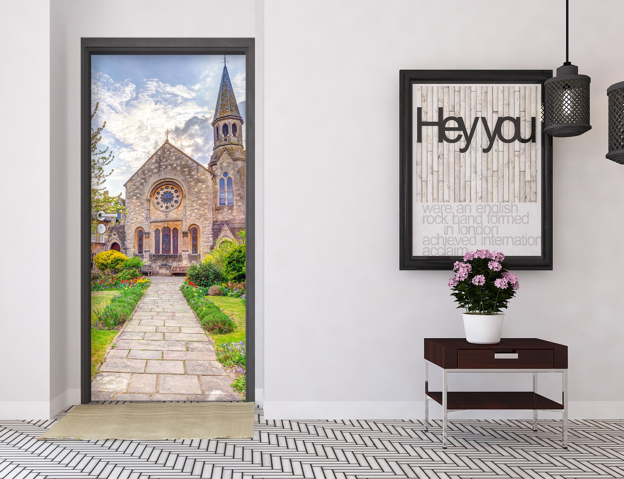 3D Holy Church 5151 Assaf Frank Door Mural