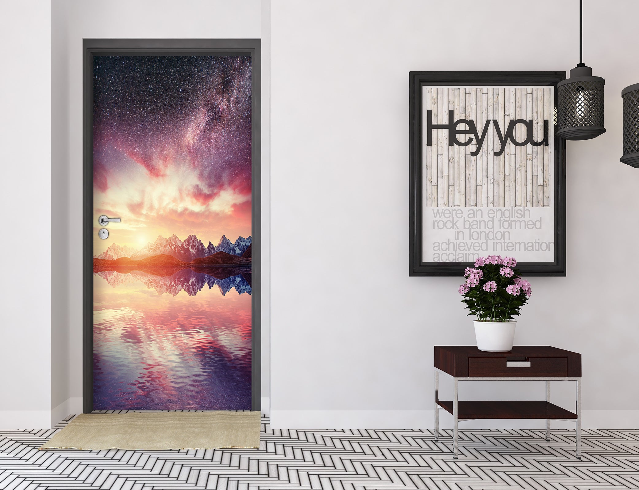 3D Clouds 25132 Door Mural