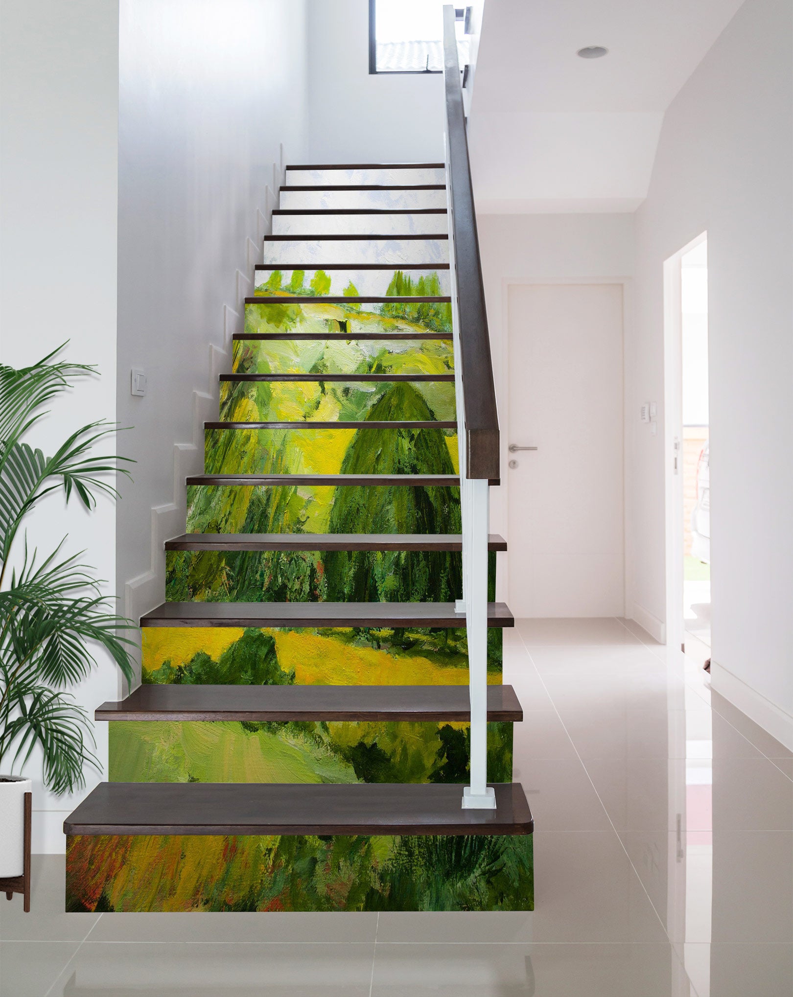 3D Lawn Hillside Trees 9054 Allan P. Friedlander Stair Risers