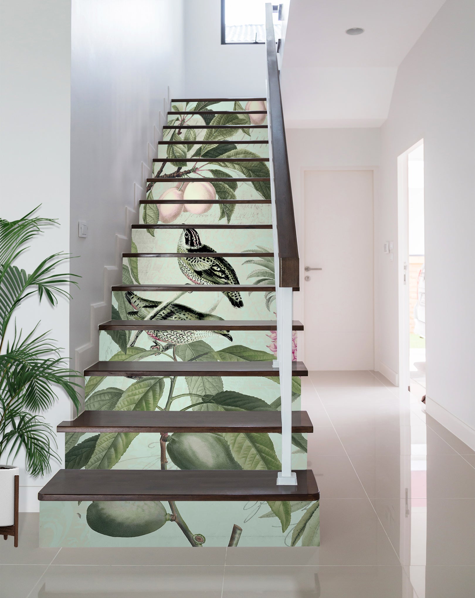 3D Lemon Tree Bird 109209 Andrea Haase Stair Risers