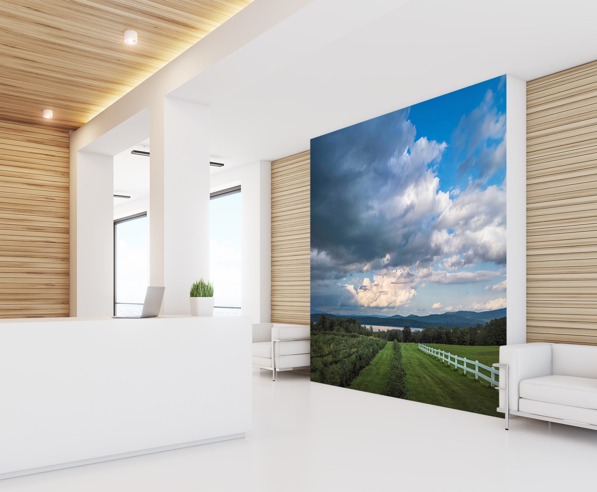 3D Prairie River 106 Jerry LoFaro Wall Mural Wall Murals